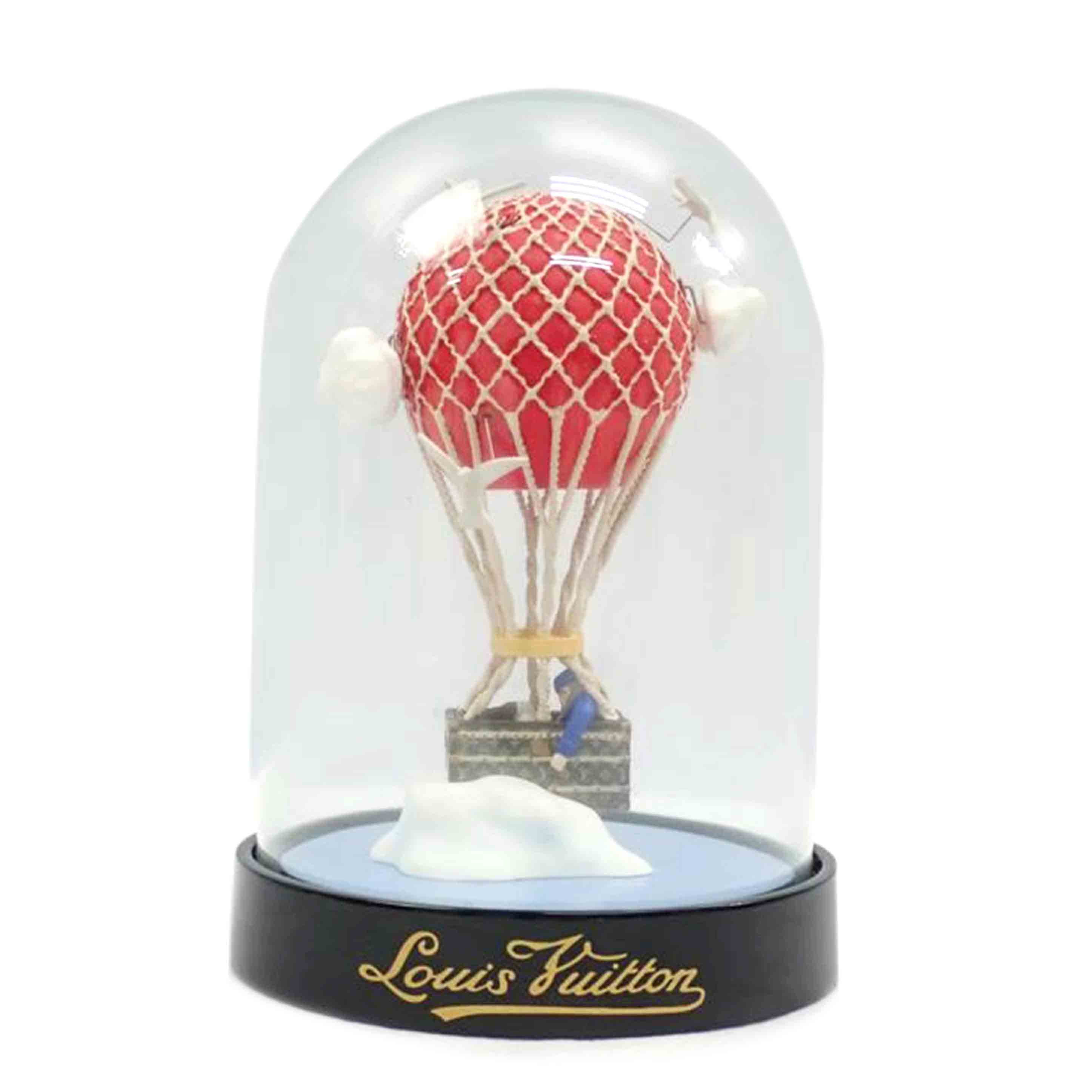 ルイヴィトンLOUIS VUITTON　非売品　インテリア気球　スノードーム LOUIS VUITTON ルイヴィトン エアバルーン ドーム 置物 ガラス