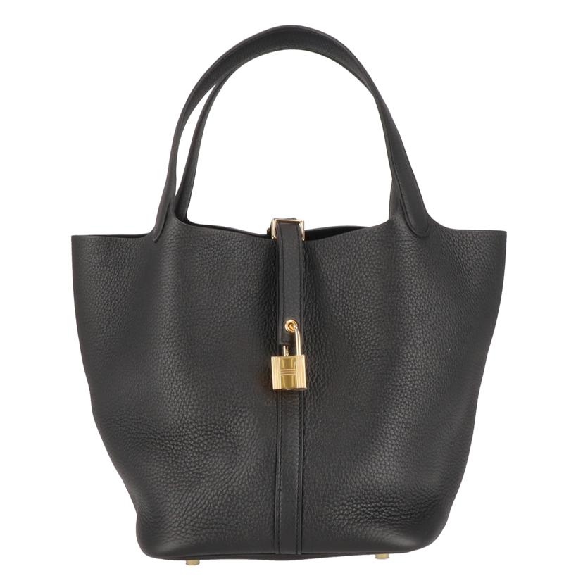 HERMES  エルメス/ピコタンロックMM/トリヨン/黒いこと/W M********/SA序列付ける/75【中古】