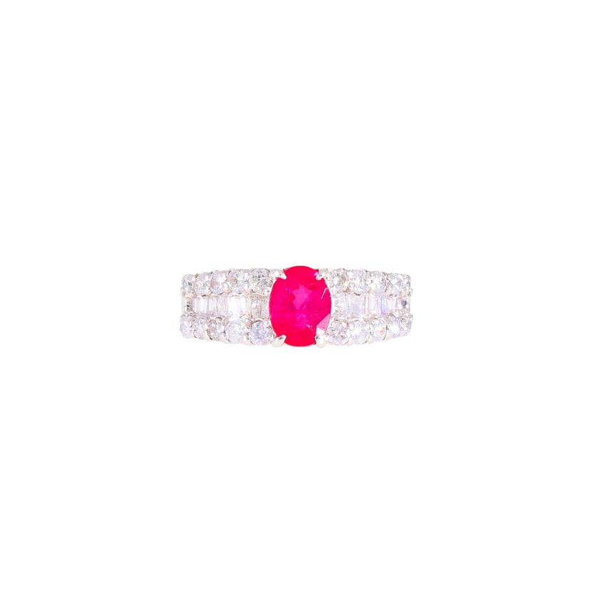 ◎Pt900ルビーダイヤリング1.04/D1.00ct/Aランク/59【中古】|ワンダーレックス 店