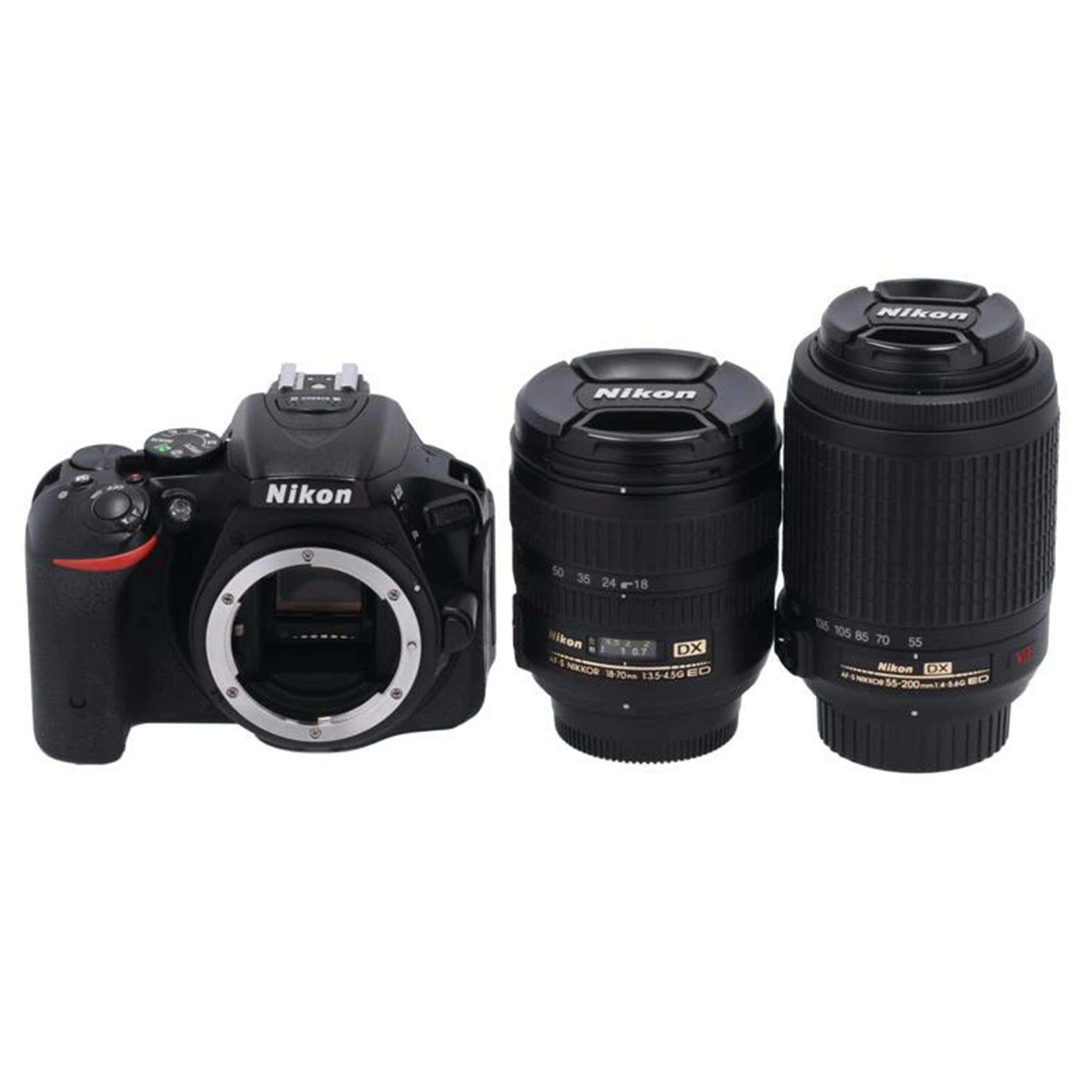 NIKON ニコン/D5600ダブルレンズセット/18-55,70-300mm/2070047/ABランク/88【中古】 NIKON ニコン/D5600ダブルレンズセット/18-55,70-300mm/2070047