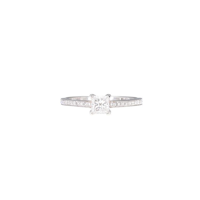 TIFFANY&Co ティファニー/PT950ダイヤリング0.44/#13/T鑑定/3.2/29141713/0.44/Aランク/75【中古】