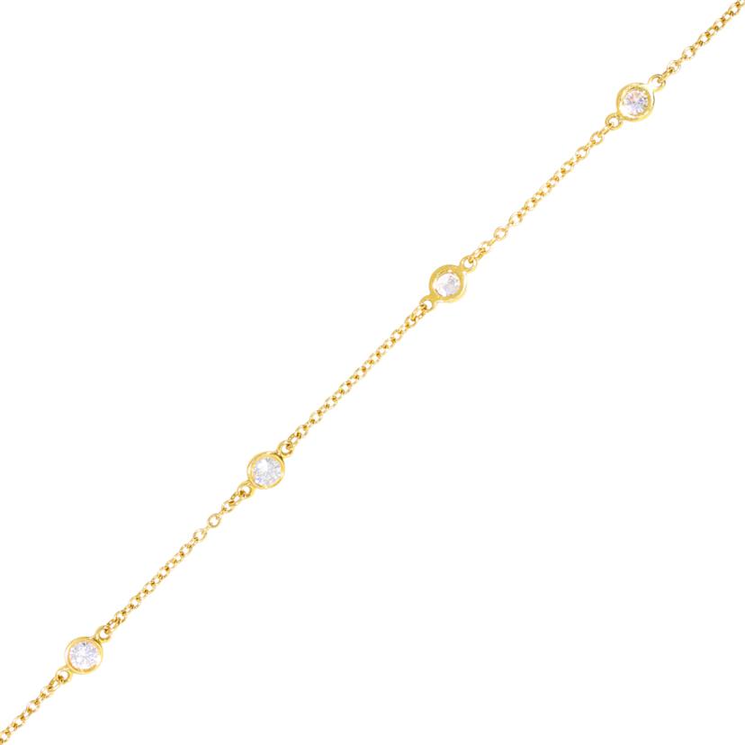 あ*こ様 【未使用品】ティファニー バイザヤード ブレスレット ゴールド エルサ TIFFANY&Co. ティファニー ブレスレット バイザヤード エルサ