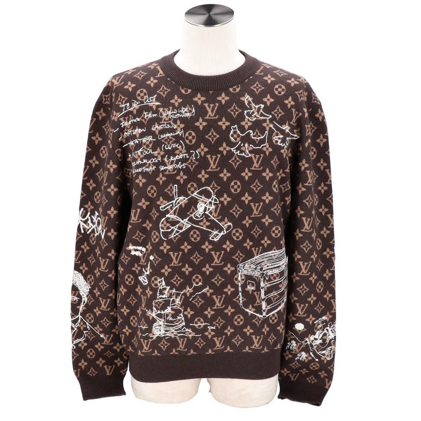 新品サイズＬヴィトン モノグラムニット黒ブラック 楽天市場】LOUIS VUITTON(ルイ・ヴィトン) モノグラム ハーフ