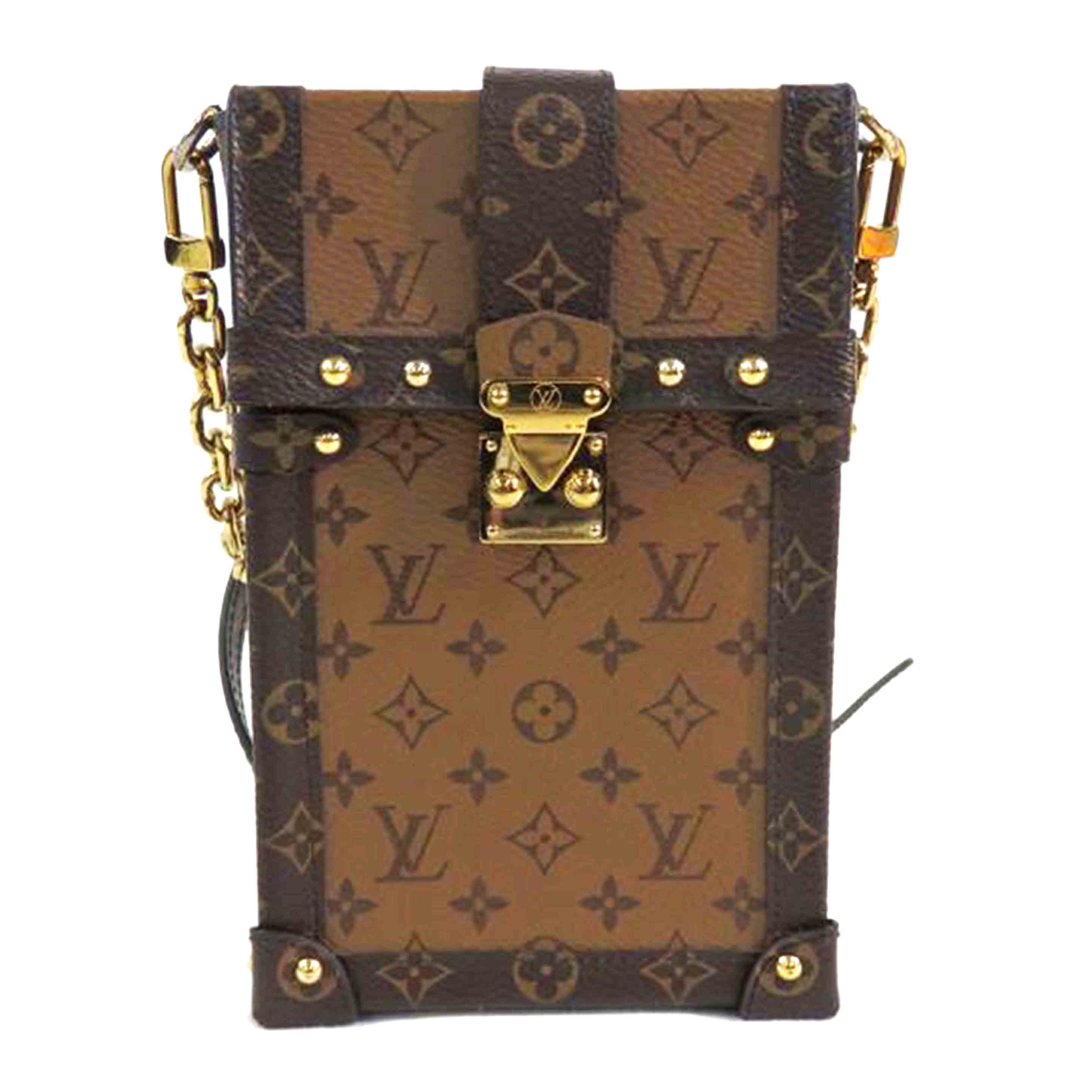 ルイヴィトン モノグラム リバース トランク M43596 ショルダー LOUIS VUITTON】ルイ・ヴィトン モノグラムリバース M43596