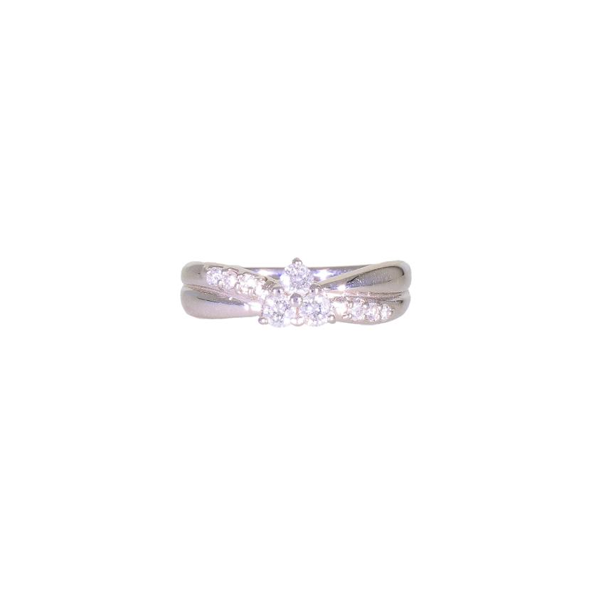 アンティークpt900ダイヤペンダント0.29/0.43ct 雰囲気が良い アンティークpt900ダイヤペンダント0.29/0.43ct 雰囲気が良い