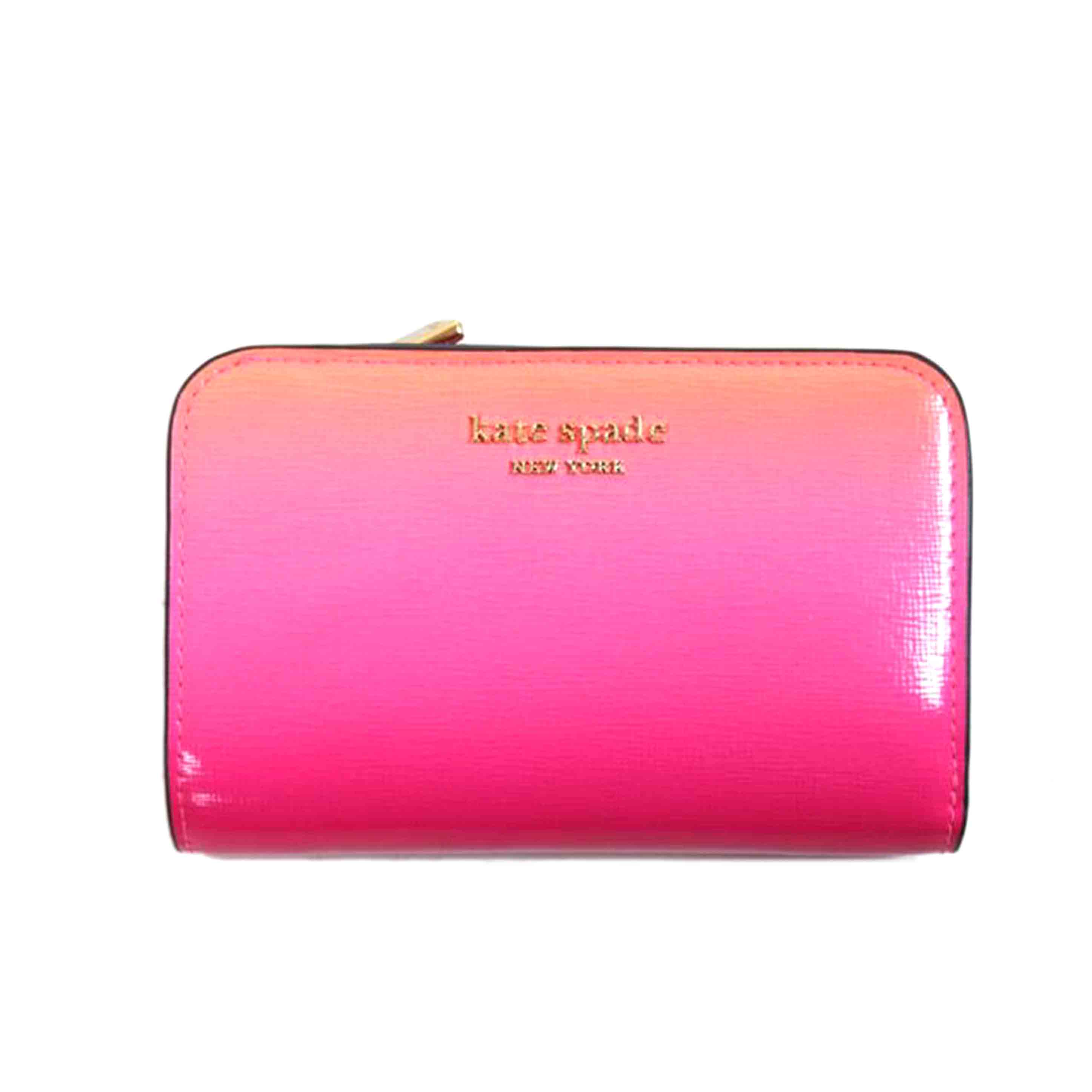 新品・未使用☆kate spade ピンク ニコラツイスト 折り財布 二コラ ツイストロック バイフォールド フラップ ウォレット | ケイト