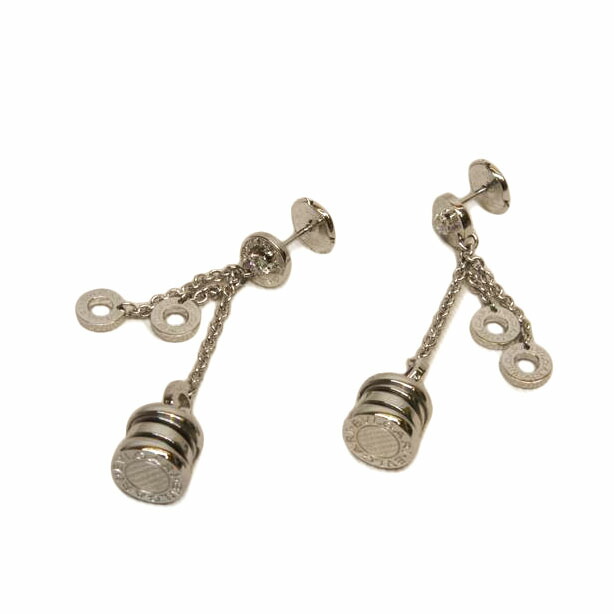 BVLGARI ブルガリピアス　ルチア　片耳 ブルガリ BVLGARI ルチアピアス シルバー K18ホワイトゴールド 750WG