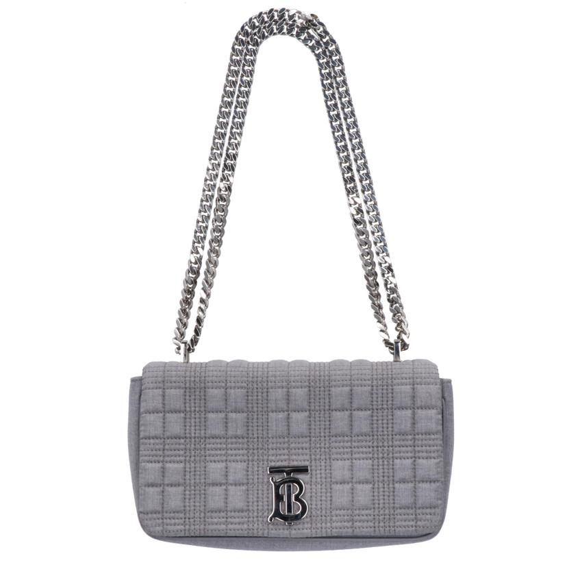 楽天市場】【バーバリー】Burberry キルティング レザー ロゴ チェーン