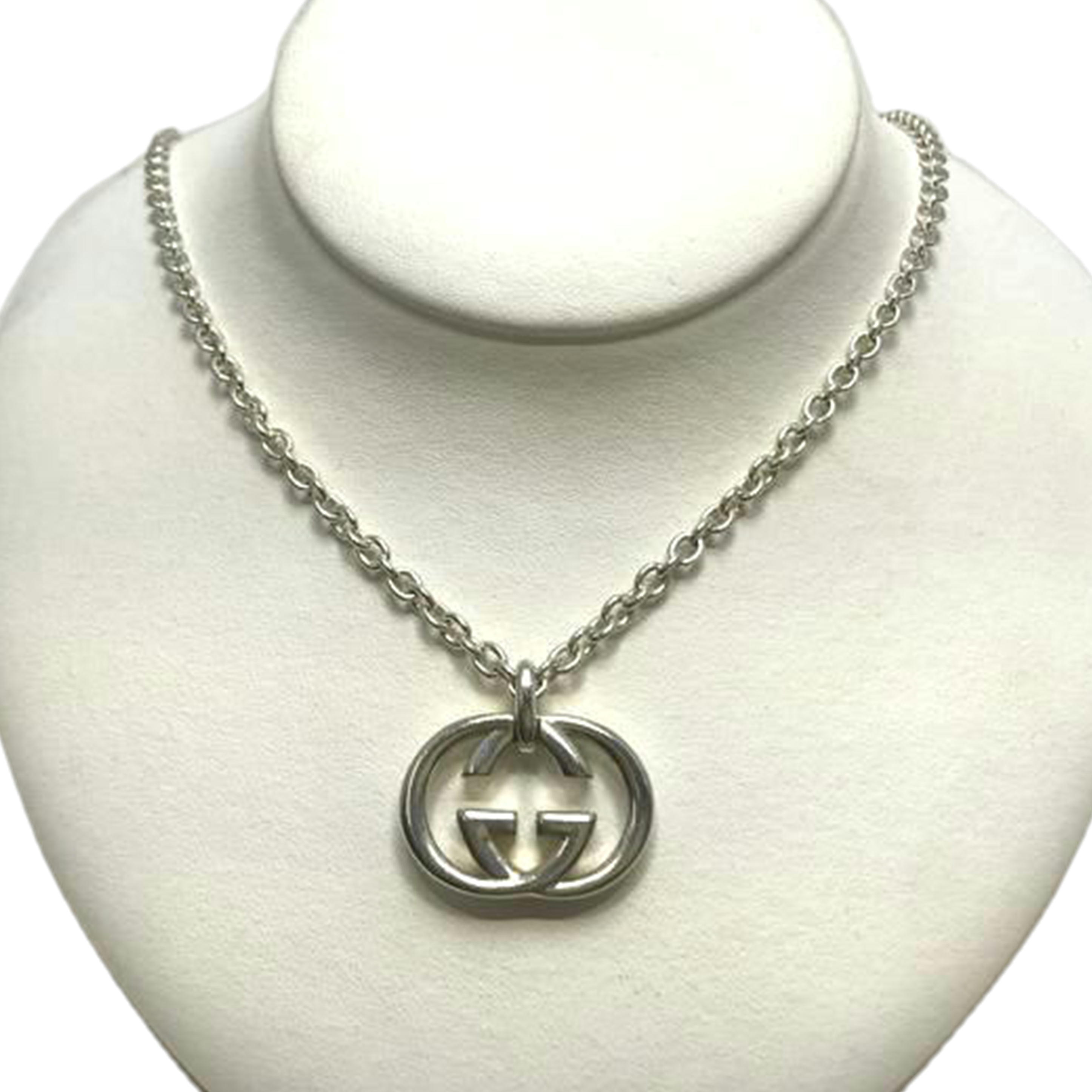 楽天市場】グッチ Gucci インターロッキングG ネックレス