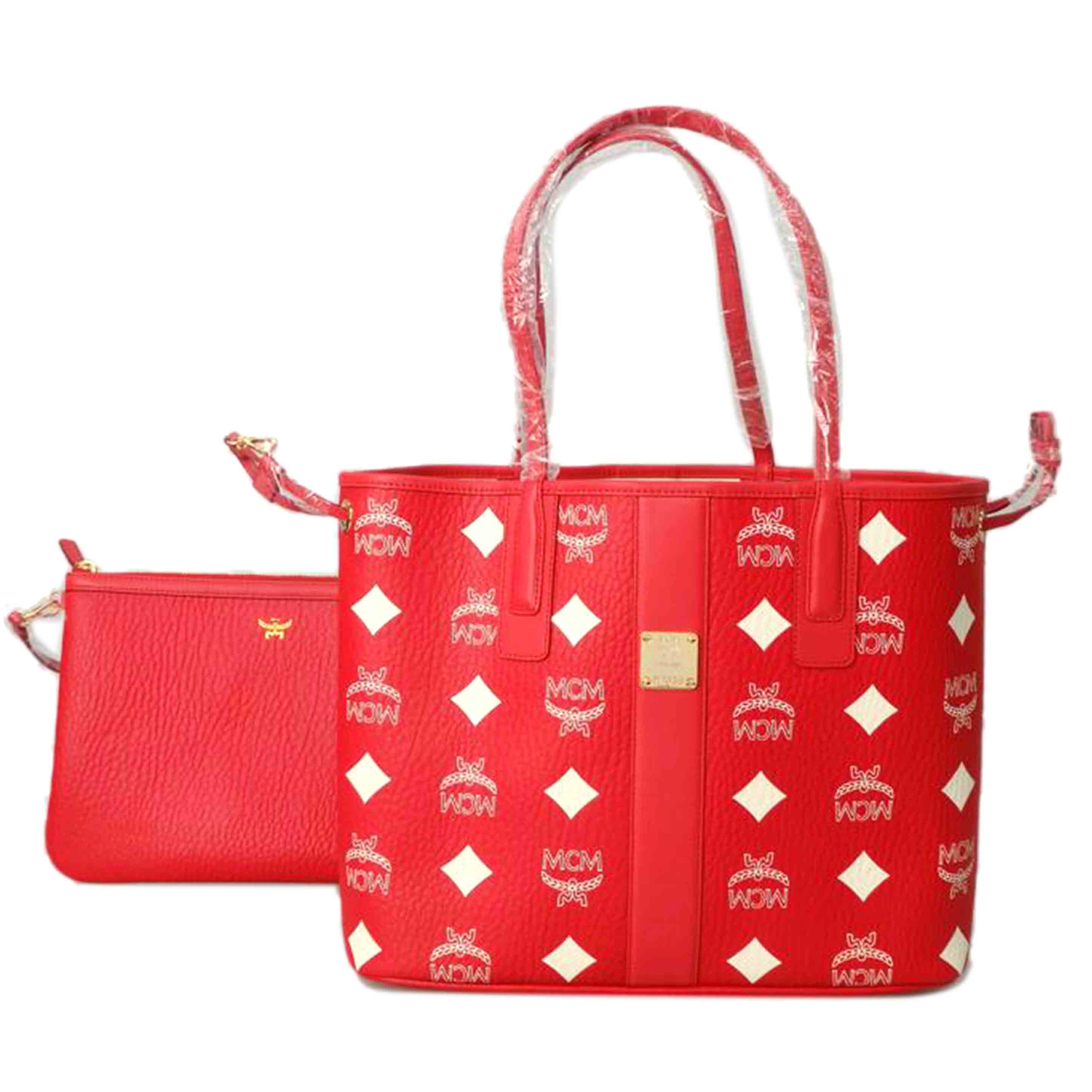 MCM 2way ショルダーバッグ ショッピングトートバッグ ヴィセトス MCM - MCM ヴィンテージ ロゴグラム ヴィセトス ショルダー
