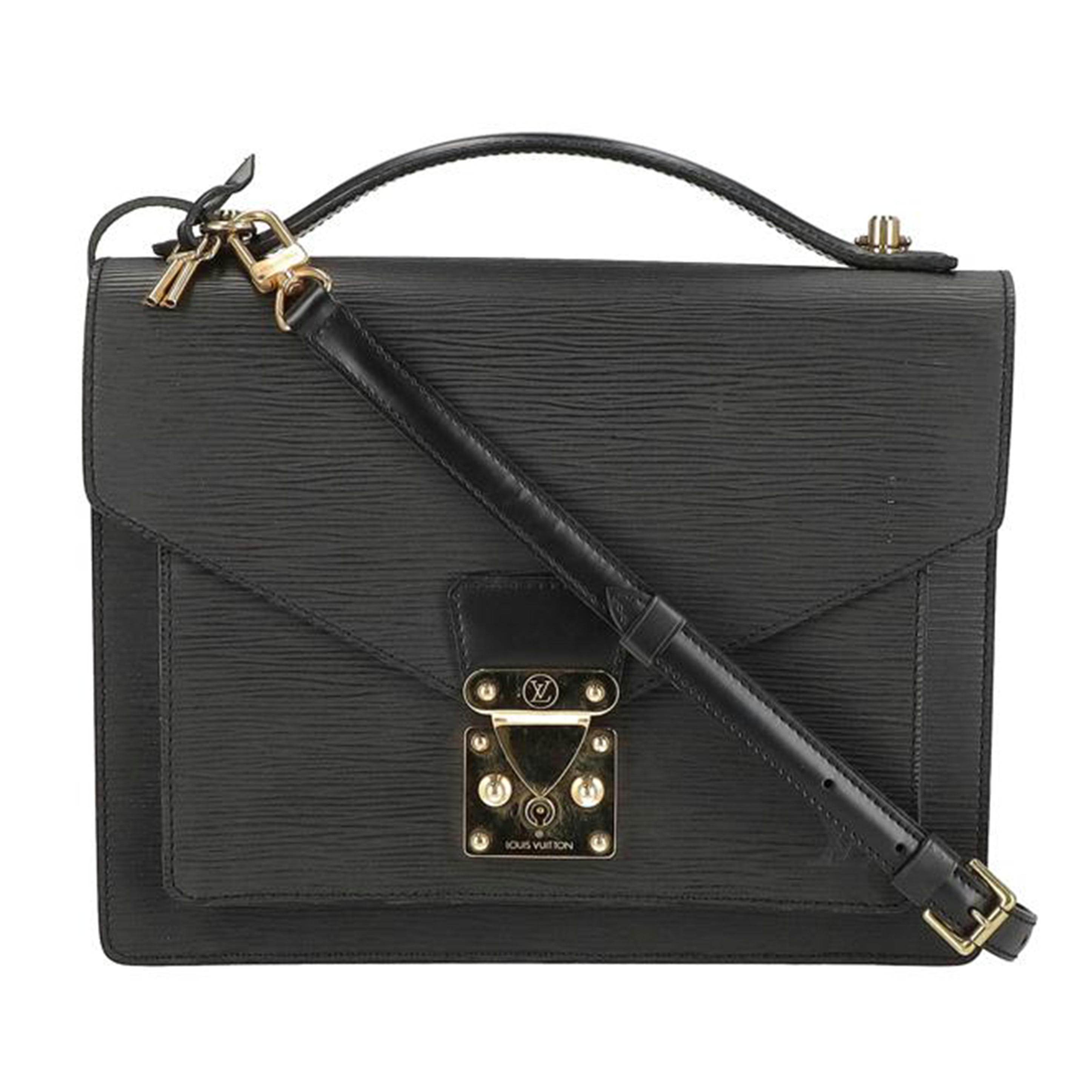 限定出品　ルイヴィトン　モンソー　モノグラム ルイ・ヴィトン 2wayハンドバッグ ショルダーバッグ 斜め掛け