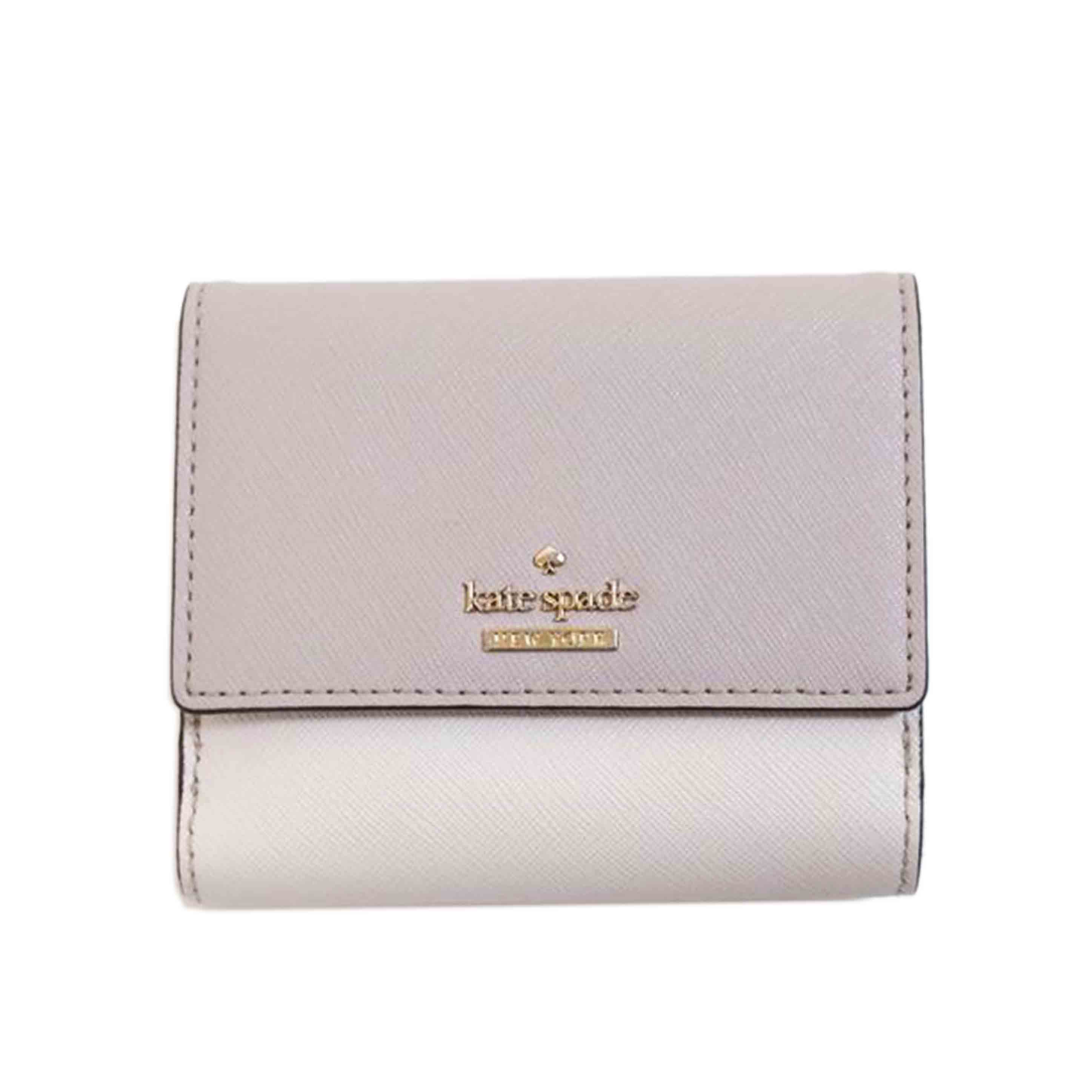 kate spade リンゴ柄 長財布 ベージュ/レッド 未使用・美品】kate spade ケイトスペード 長財布 りんご 刺繍