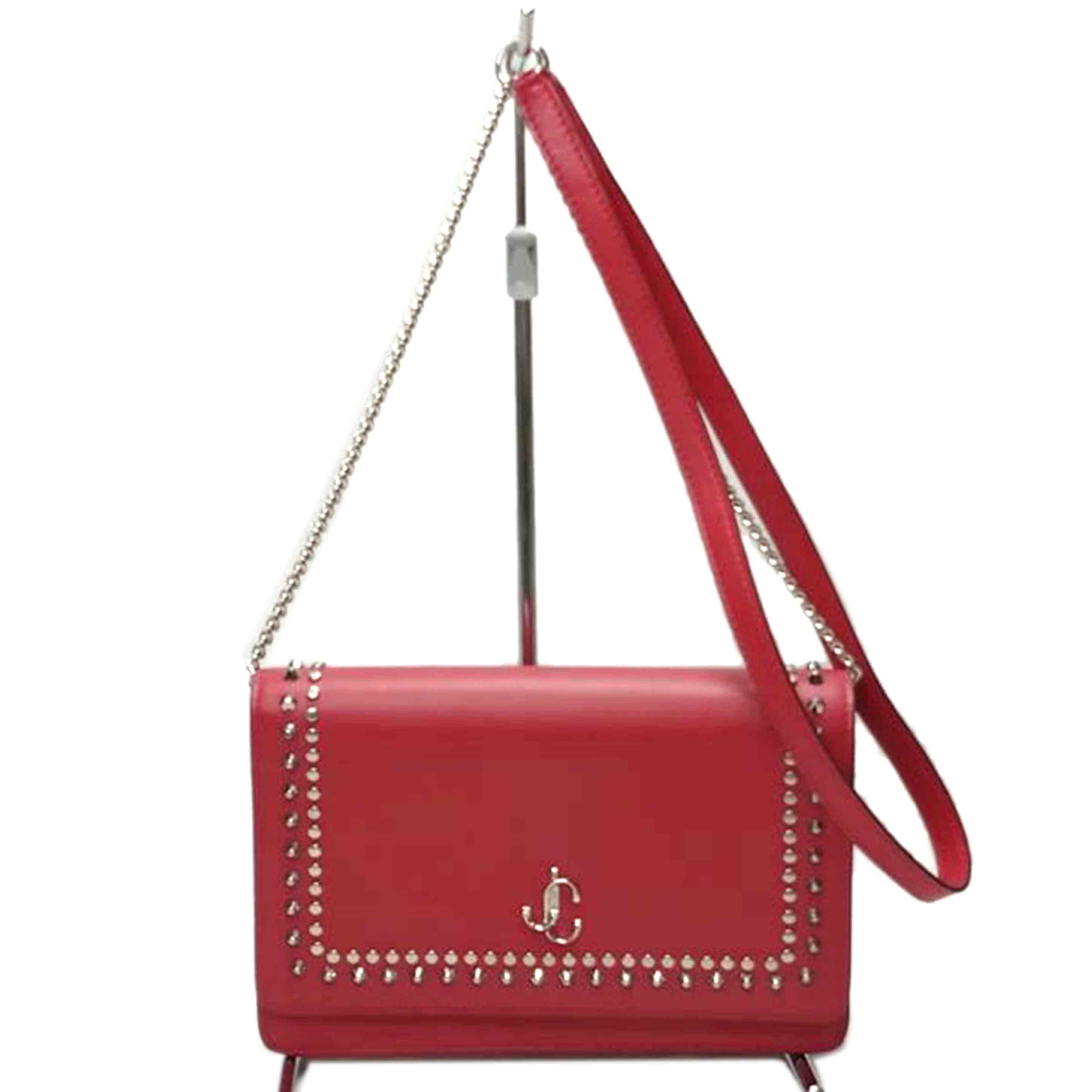 JIMMY CHOO ジミーチュー/ヴァレンヌ スタッズ チェーンウォレット/061621/Aランク/52【中古】