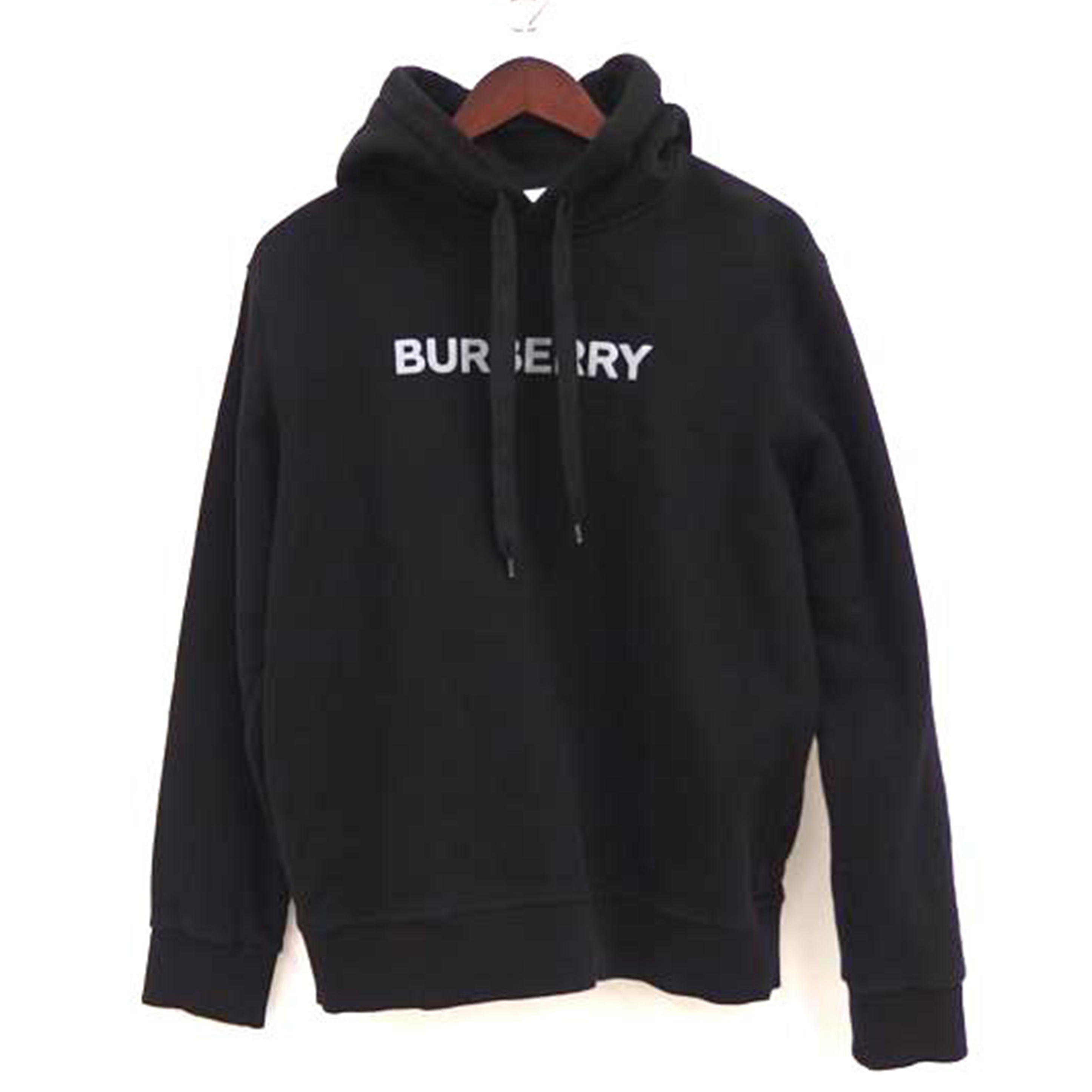 BURBERRY フード付きパーカー M ブラック BURBERRY - 美品 バーバリー BURBERRY パーカー プルオーバー