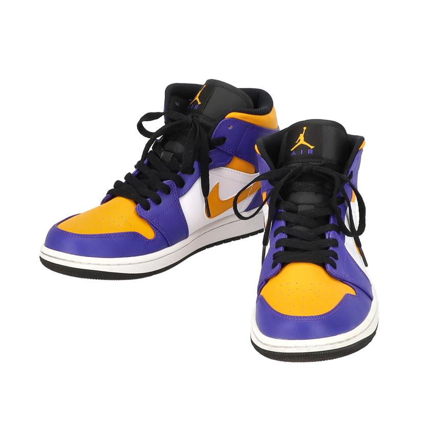 NIKE ナイキ/AIR JORDAN 1MID LAKERS/DQ8426 517/ABランク/42【中古】