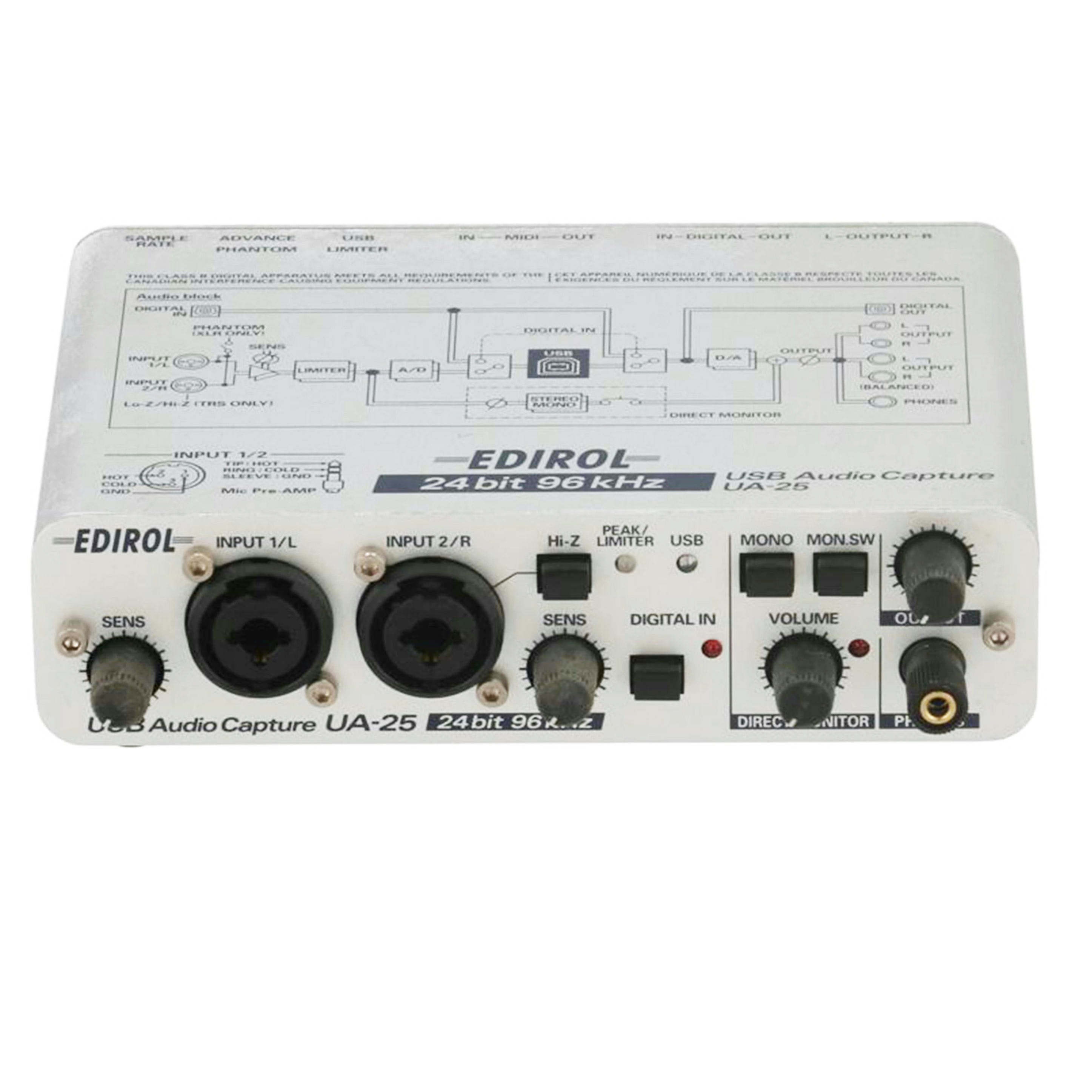 Roland ローランド/オーディオインターフェイス/UA-25/FW29678/Bランク/24【中古】