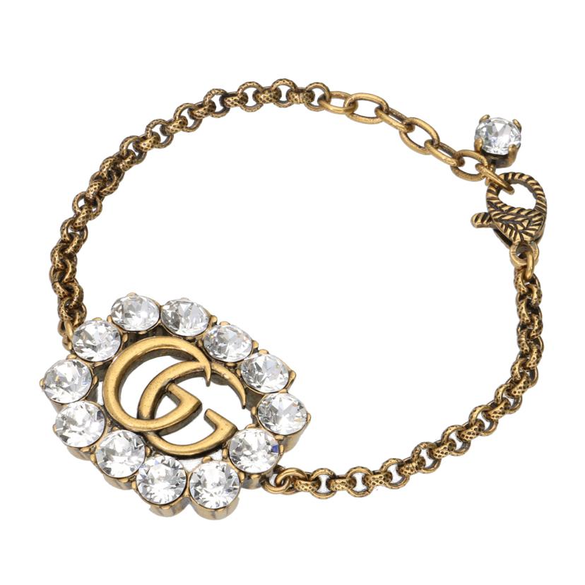 楽天市場】グッチ GUCCI ダブルG ブレスレット 18金 K18ゴールド