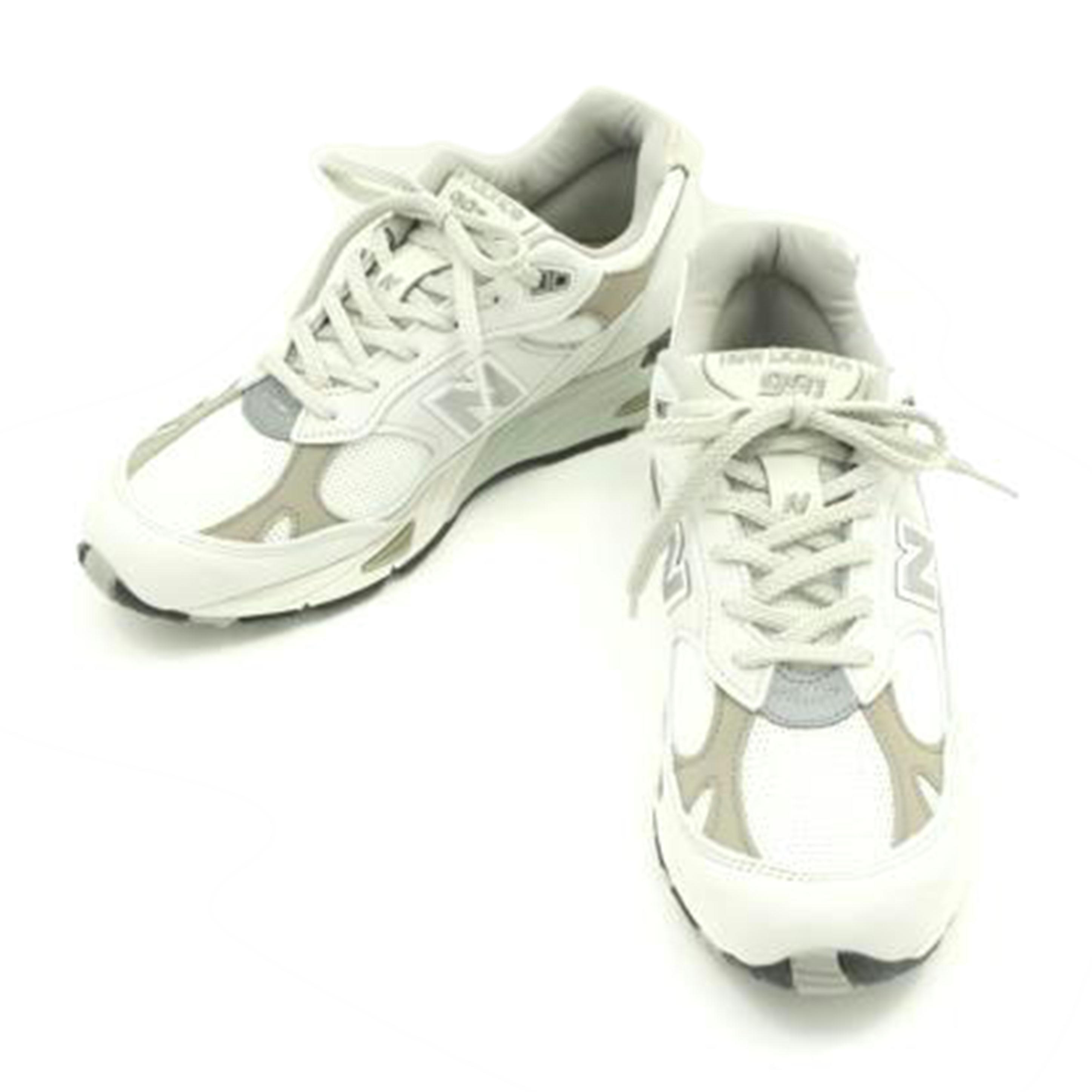 new balance ニュー平衡にする/M991FLB/はやりっ子白いこと/A序列付ける/75【中古】 メンズ靴-スニーカー-靴