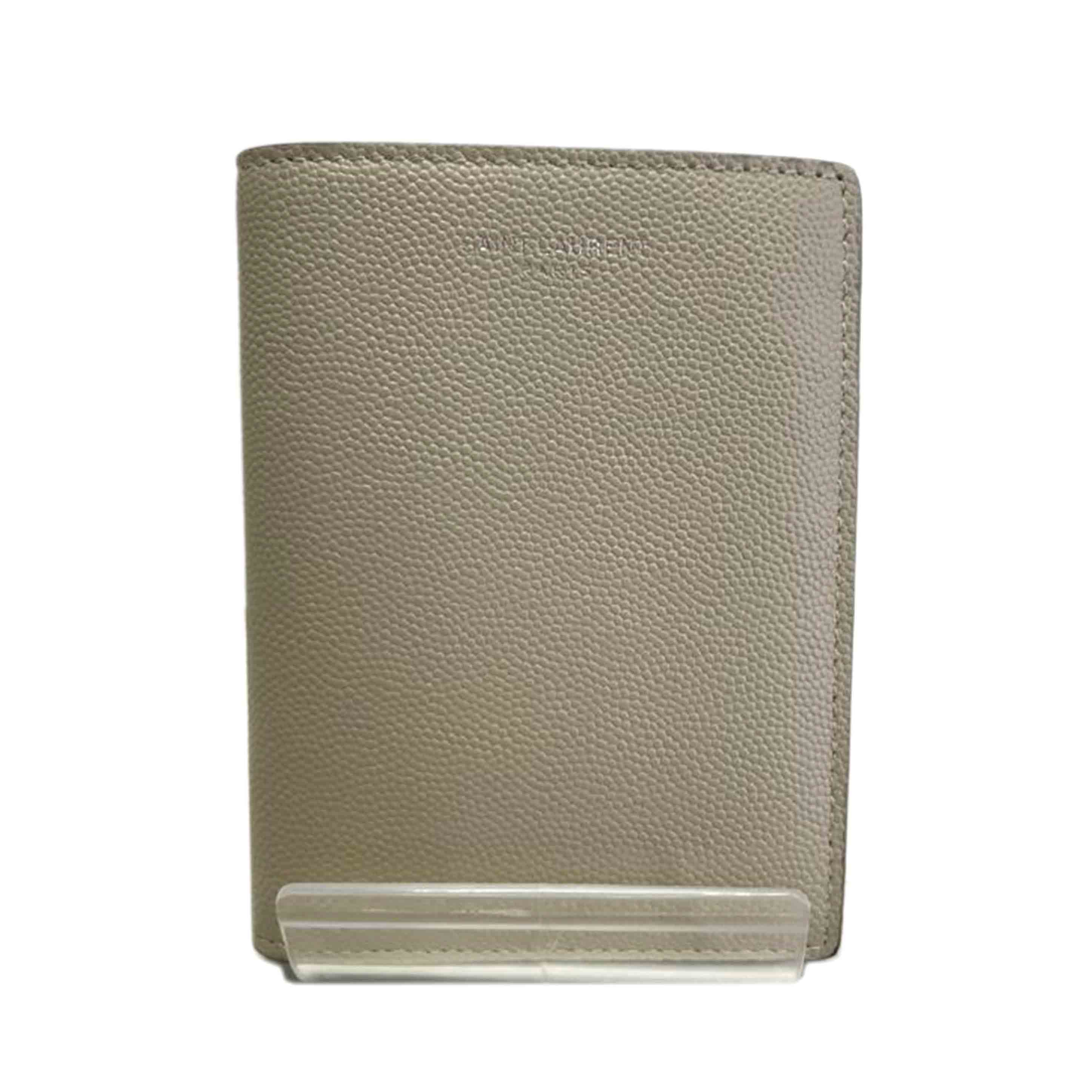 SAINT LAURENT サンローラン/2つ折り紙入れ/BND668726/112**/B序列付ける/51【中古】