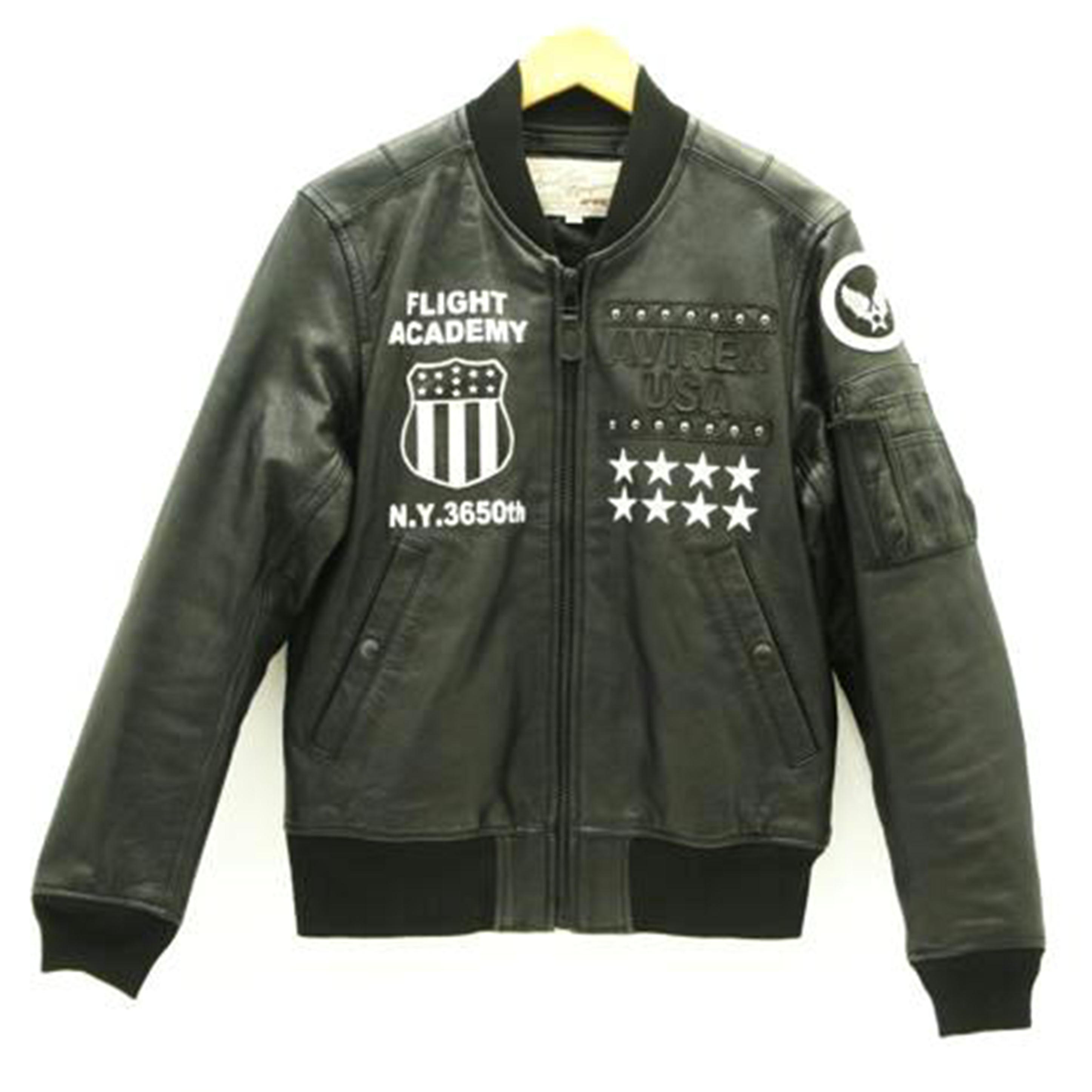 AVIREX アヴィレックス/GOAT MA－1 UNITED STATE/レザーフライトジャケット/6161075/ABランク/18【中古】