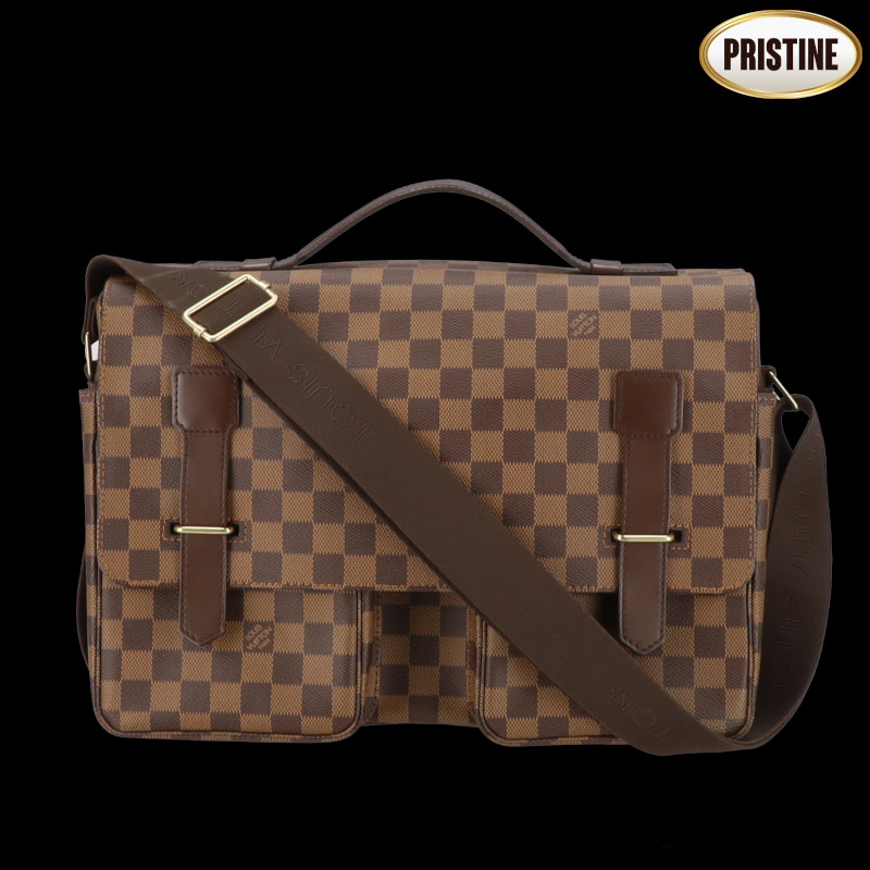 【Pristine Condition】LOUIS VUITTON ルイ・ヴィトン/ブロードウェイ/ダミエ・エベヌ/N42270/TH0***/A序列付ける/75【中古】