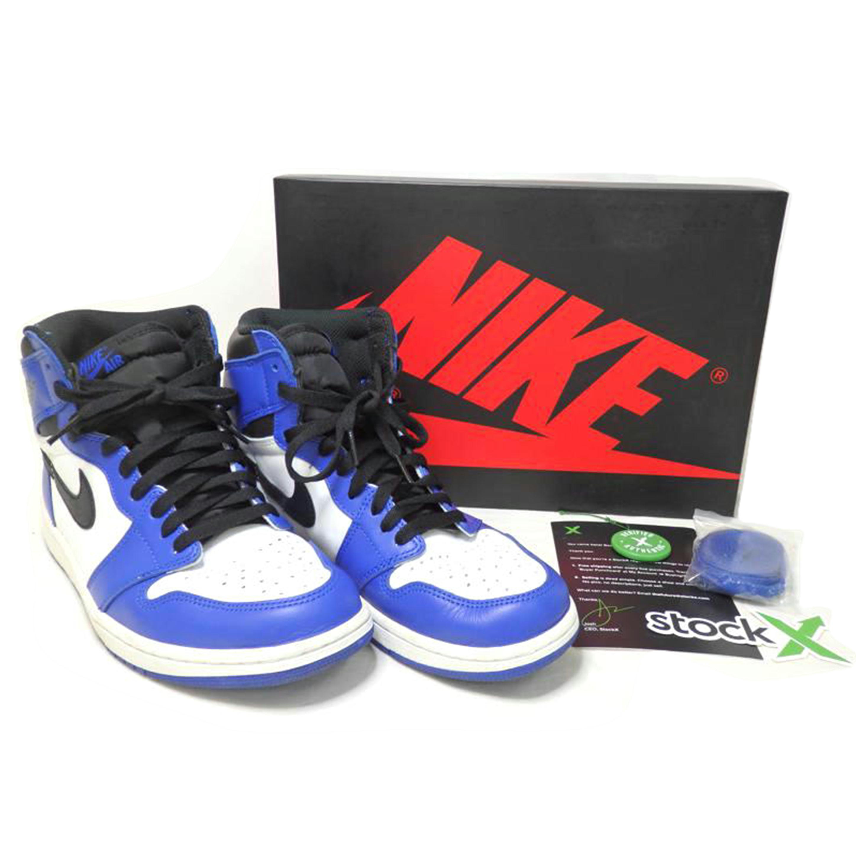 NIKE ナイキ/AIR JORDAN 1 RETRO HIGH OG/27.0糎 青/555088-403/AB序列付ける/84【中古】