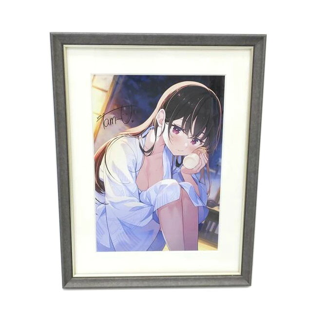 Melonbooks メロンブックス/Tam－U先生 複製サイン入りA4プレミアムビジュアルグラフB/Aランク/88【中古】