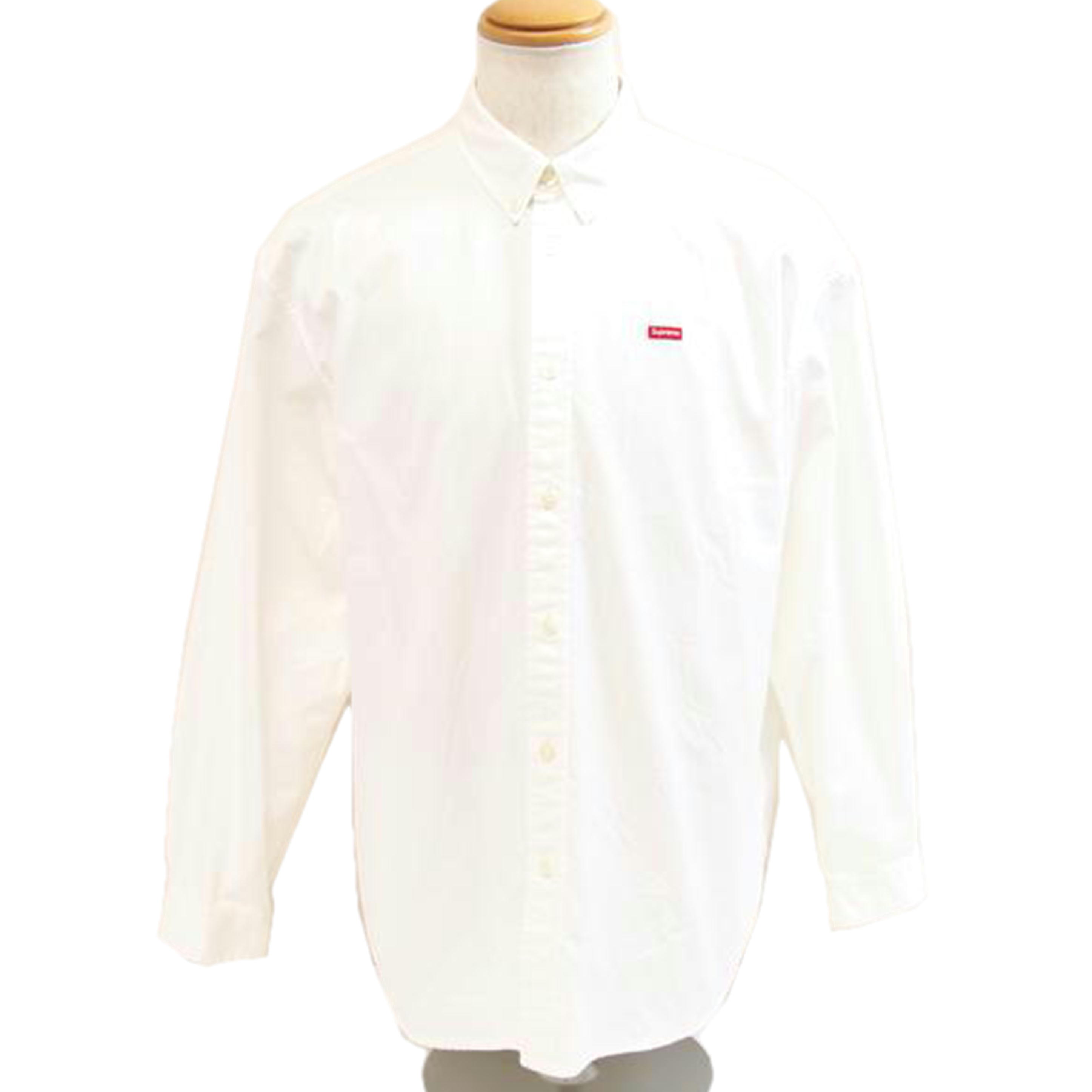 新品未使用★Supreme スモールボックスロゴ デニムシャツ ホワイト Supreme シュプリーム 23AW Small Box Shirt スモールボックス