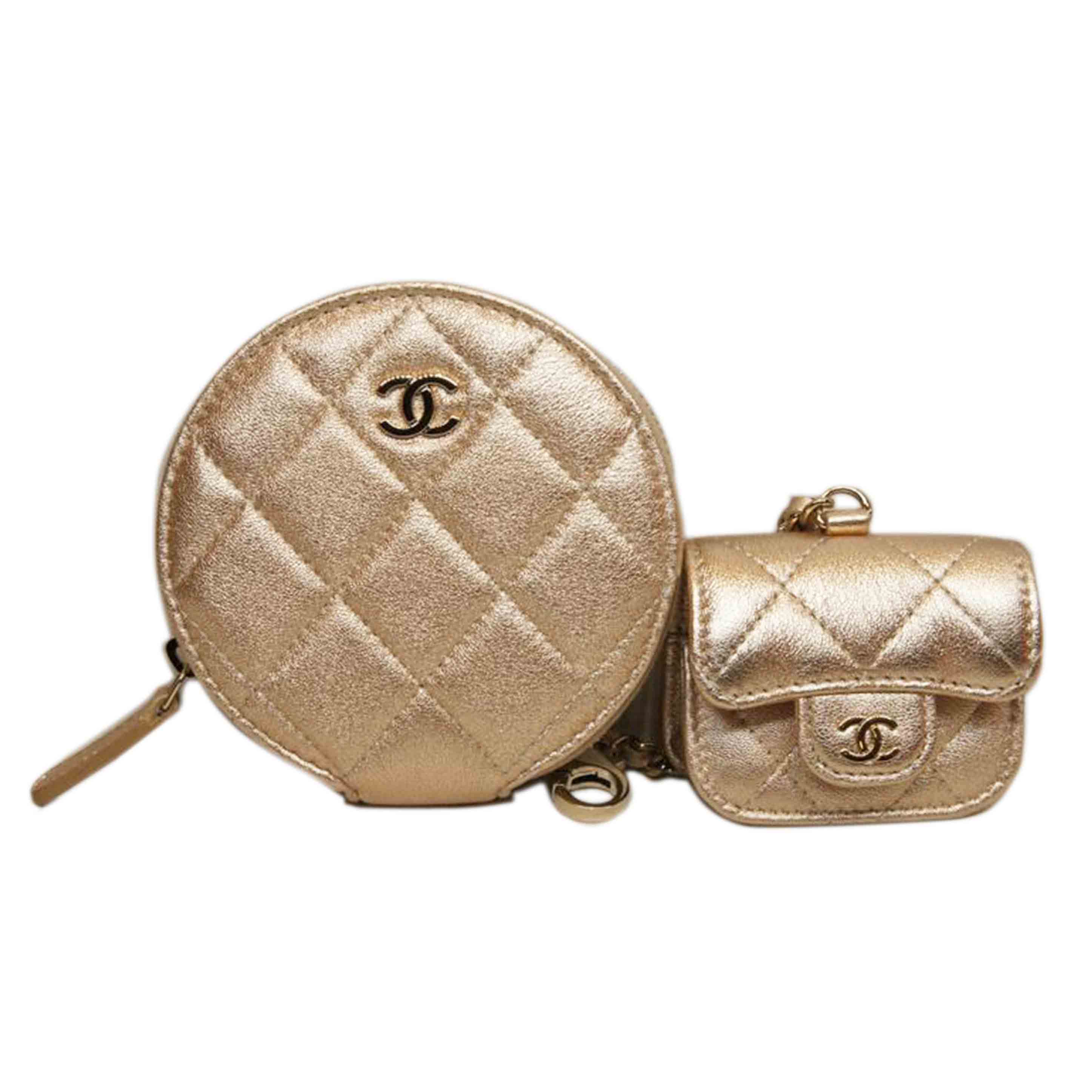 CHANEL シャネル/2024イヤーズギフト/鋳貨蝦蟇口AirPods容れもの/LN8*****/SA序列付ける/92【中古】