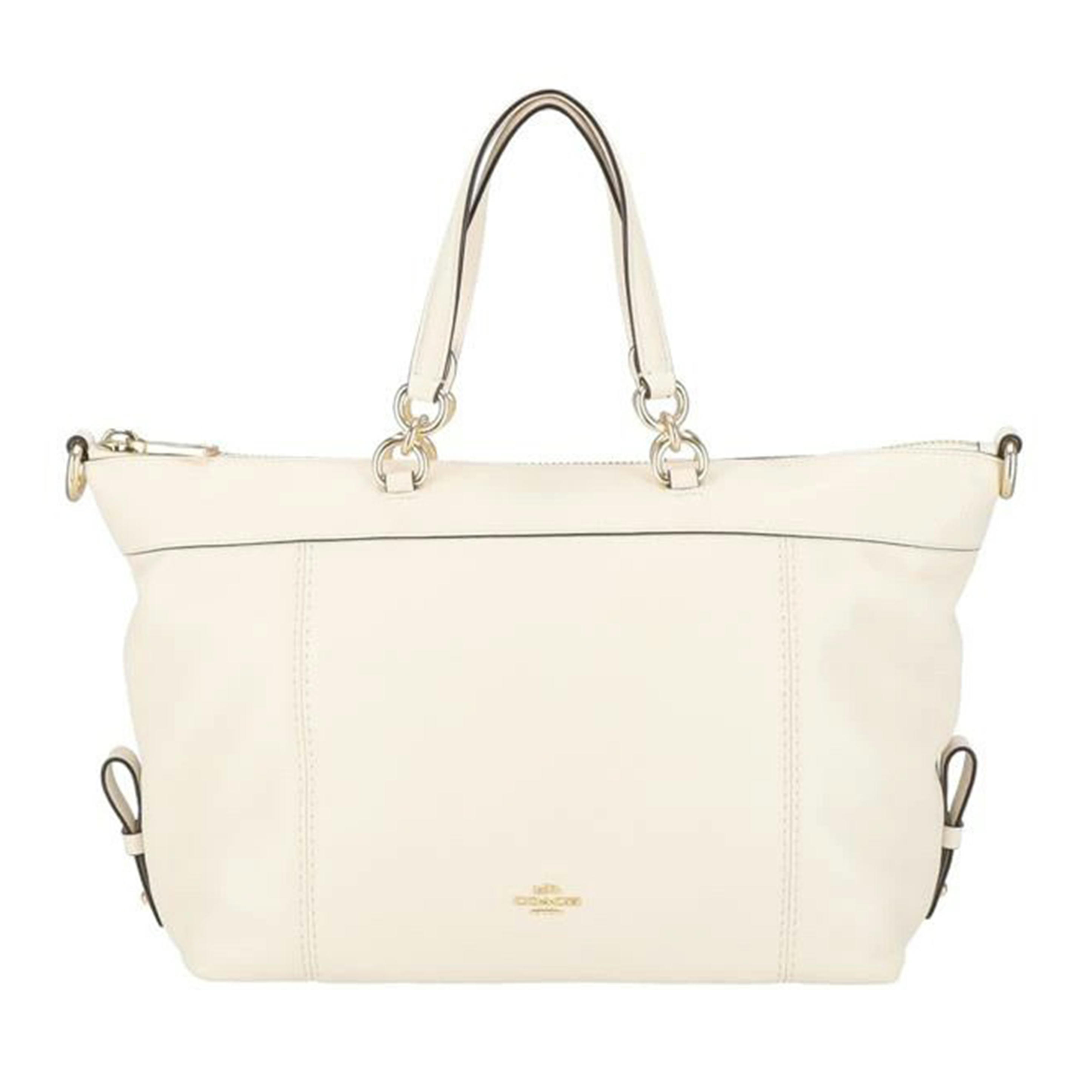 【美品】COACH レザーハンドバッグ　ホワイト8A09 楽天市場】コーチ COACH ハンドバッグ トートバッグ 8A09 レザー