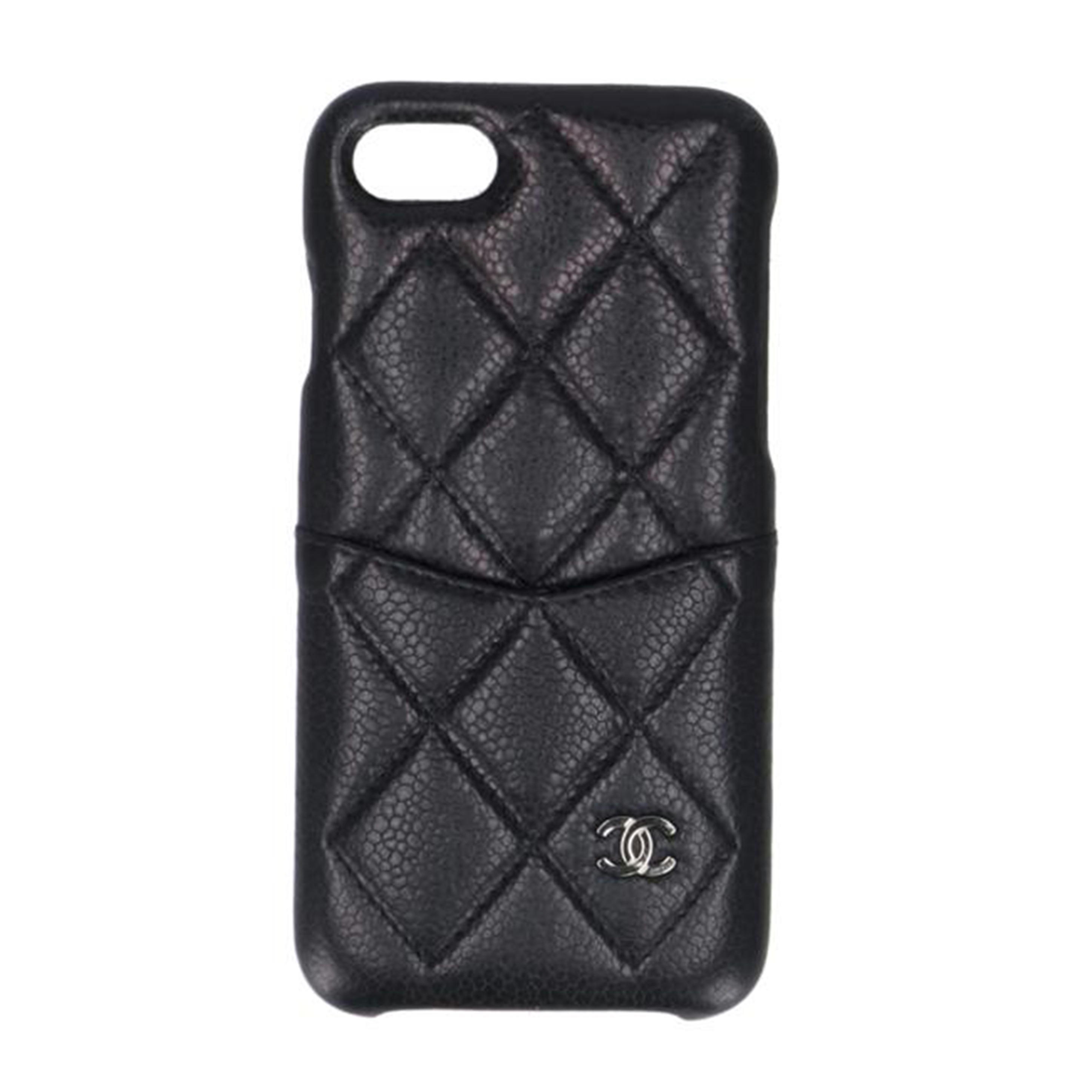 CHANEL シャネル マトラッセキャビアスキンiPhoneX XS ケース CHANEL - シャネル iPhone X/iPhone XSケース マトラッセ