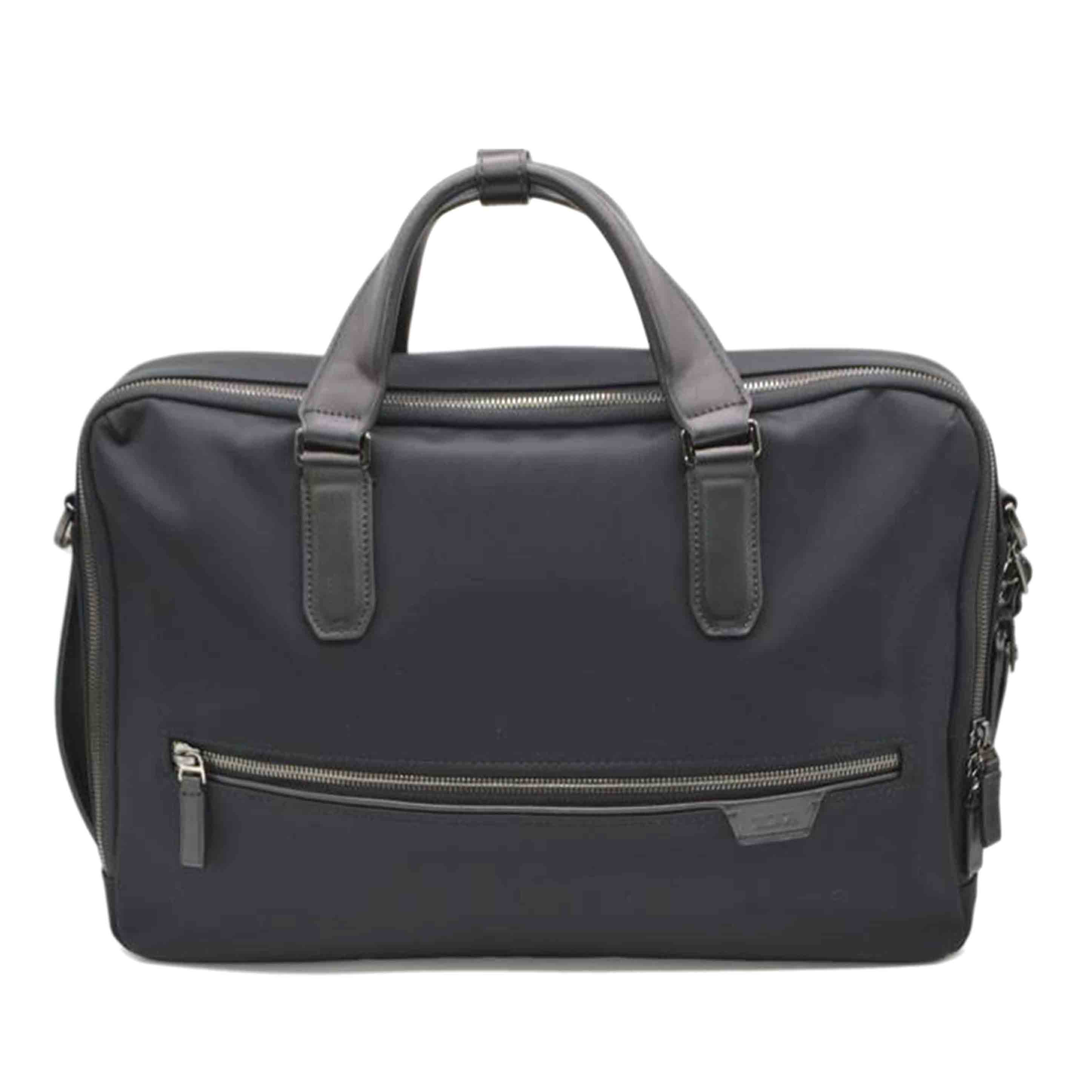 『マロン』TUMI（トゥミ） ブリーフケース ナイロン 黒【本体美品】 極美品✨TUMI トゥミ ナイロン ビジネスバッグ ブリーフケース