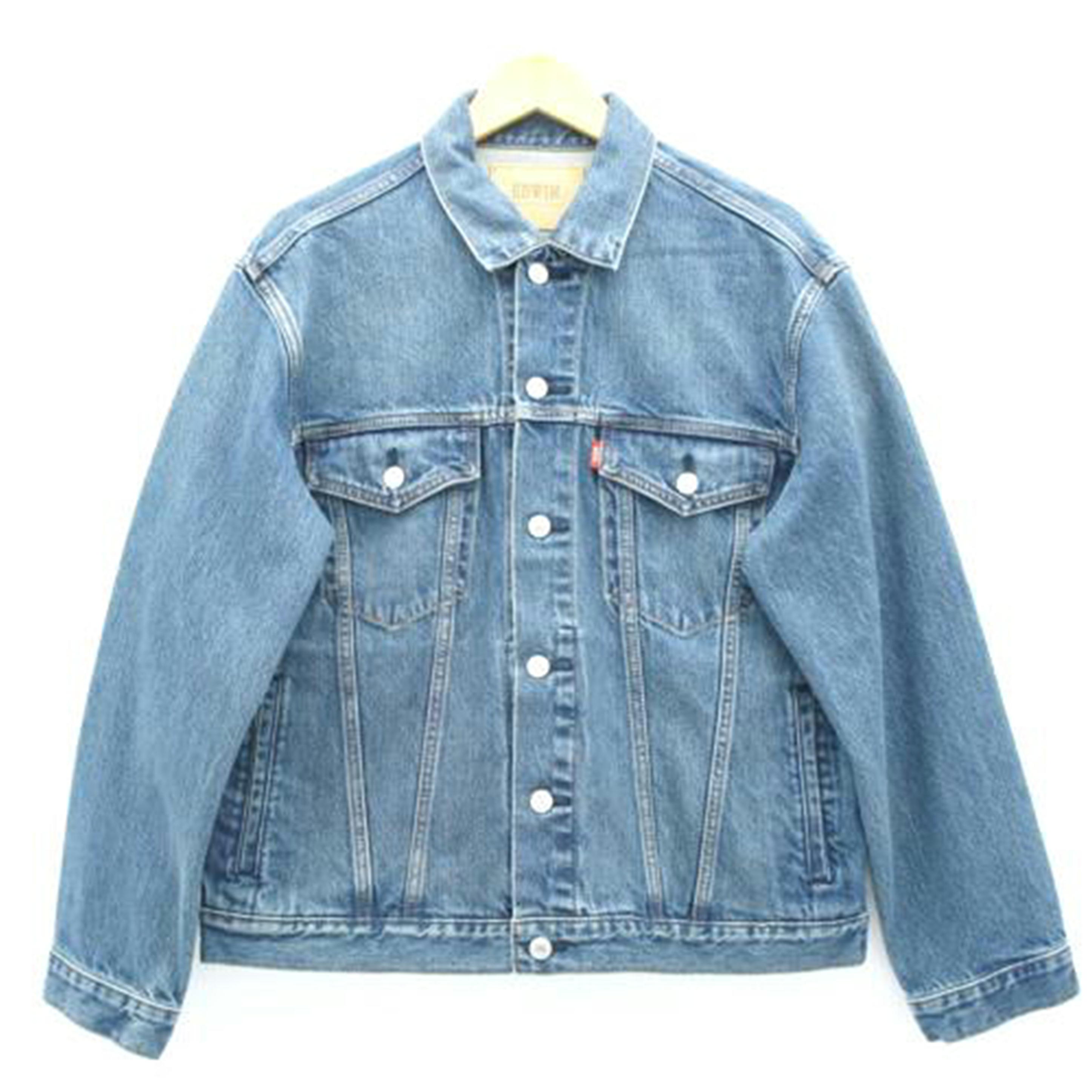 希少 90s EDWIN ジージャン 4L 2ndタイプ ケミカルウォッシュ 希少 90s EDWIN ジージャン 4L 2ndタイプ ケミカルウォッシュ