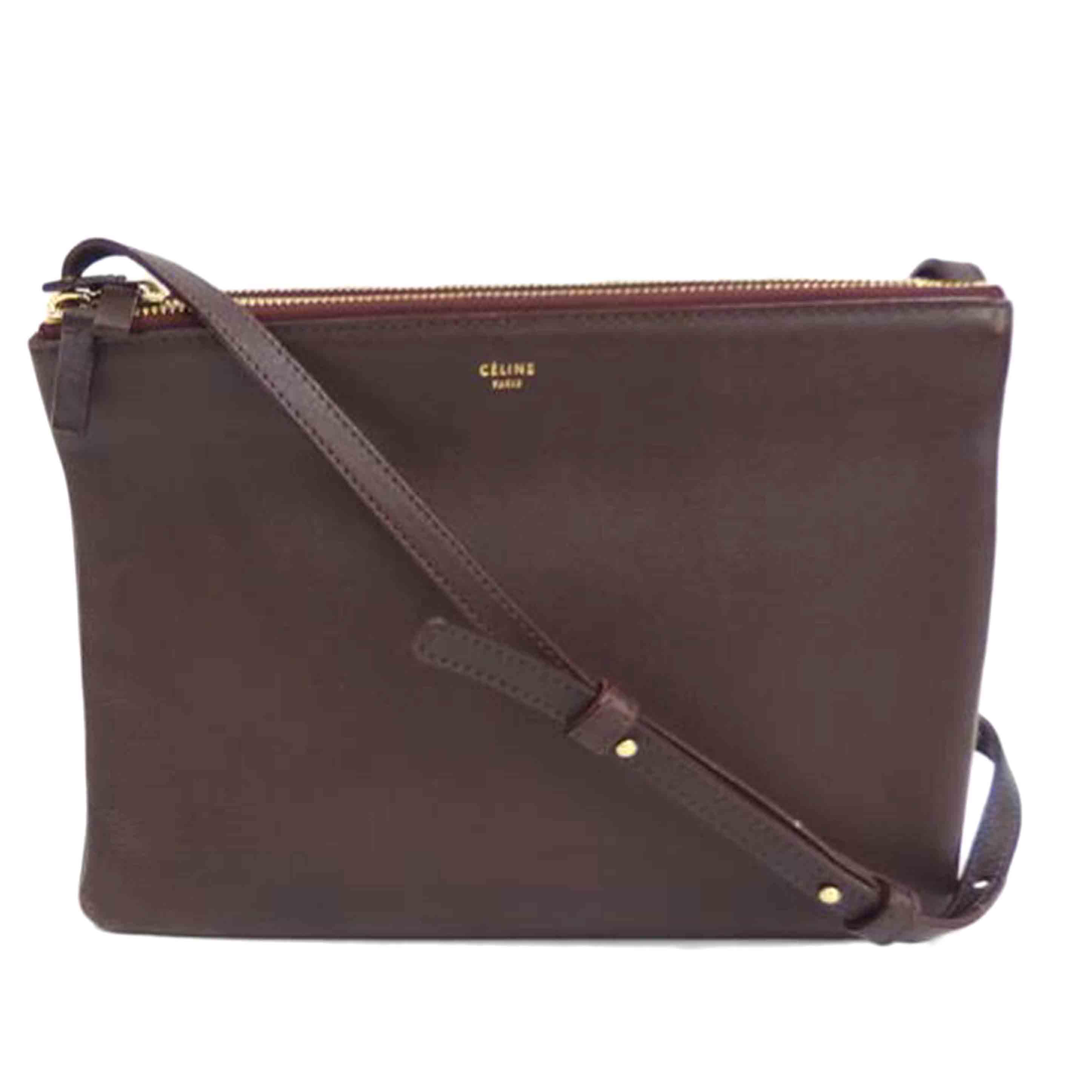 セリーヌ　トリオ　ショルダーバッグ　スモール CELINE セリーヌ トリオ スモール ショルダーバッグ – Trip