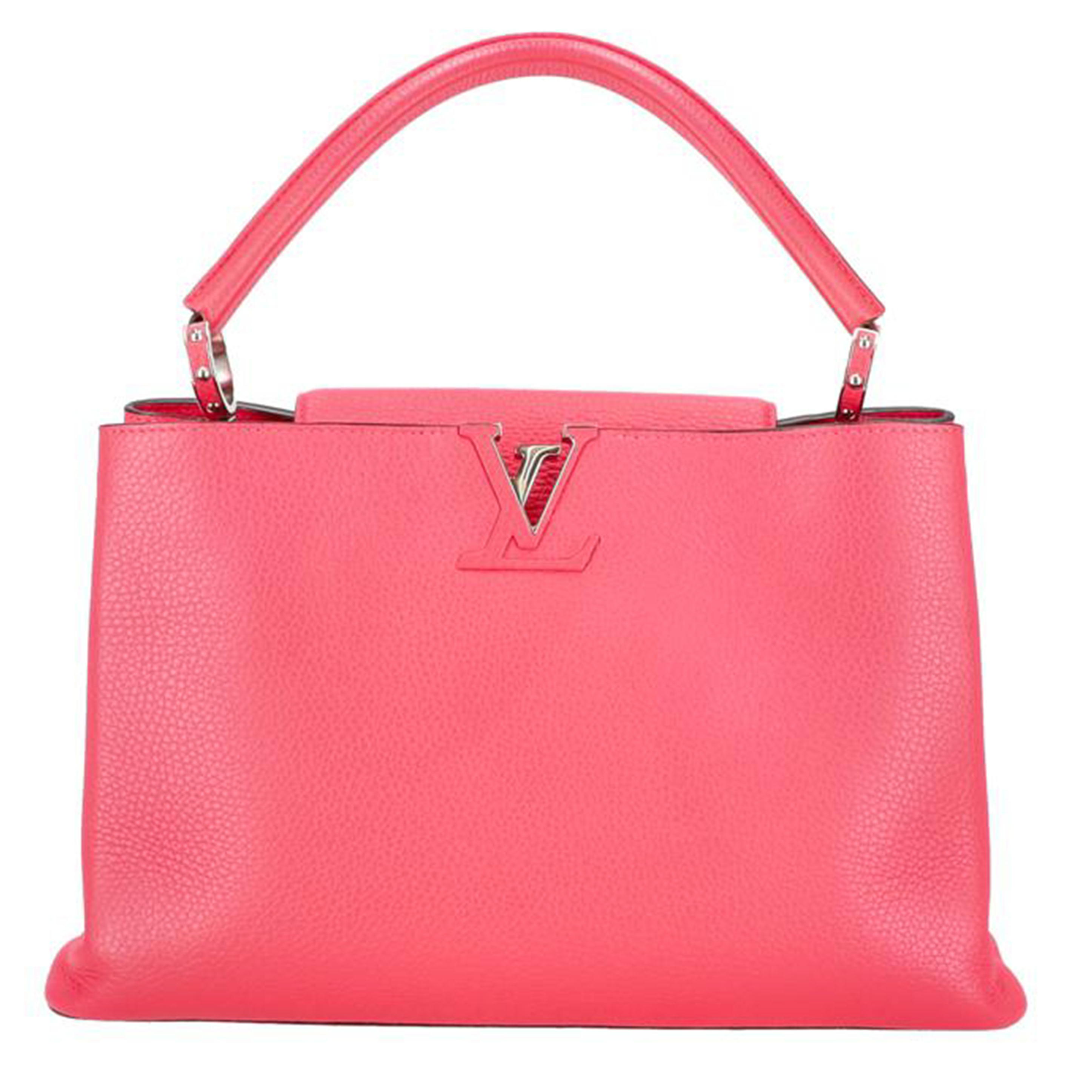 LOUIS VUITTON ルイ･ヴィトン/カプシーヌMM/トリヨンレザー/ローズリッチ/M94671/AR0***/Aランク/05【中古】