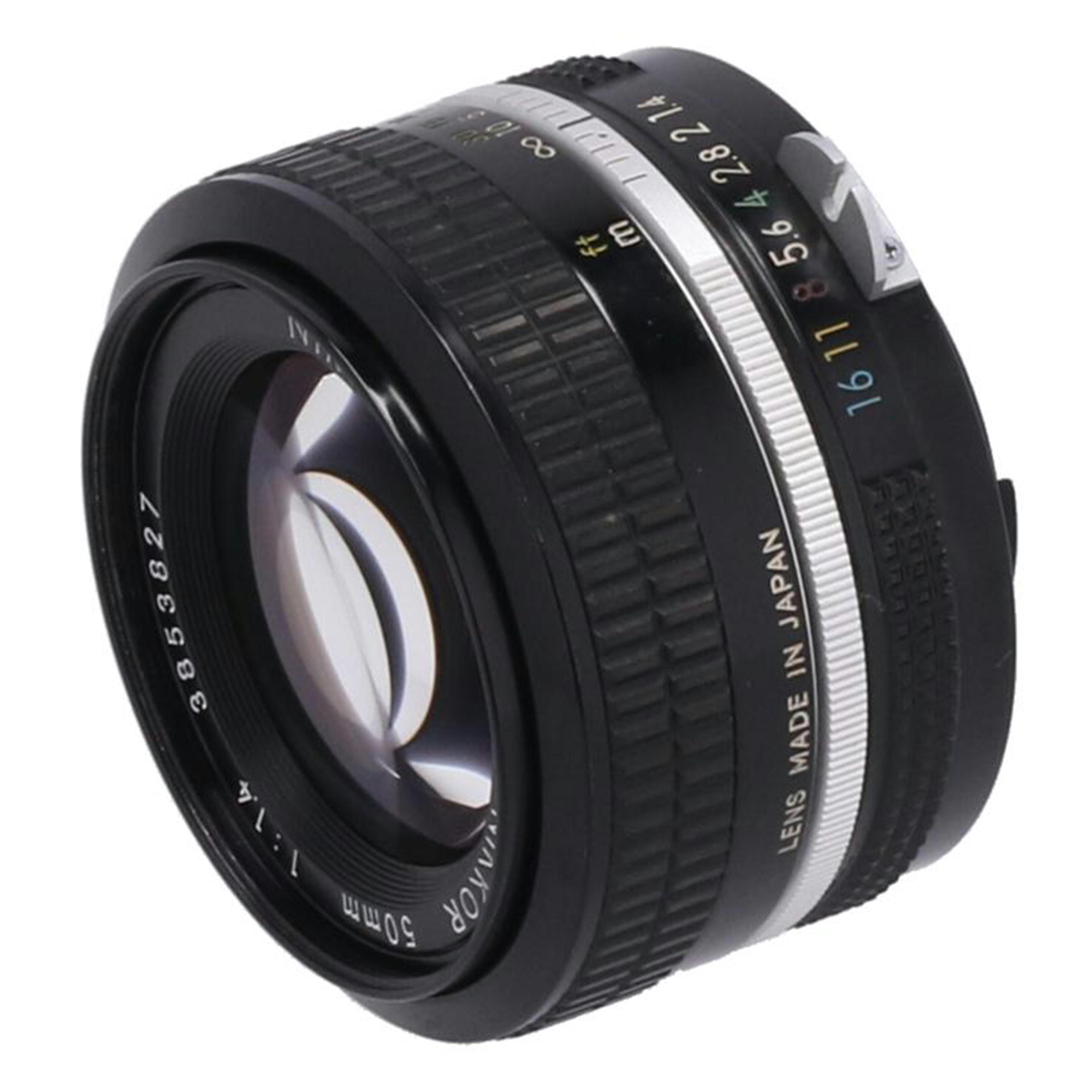 楽天市場】Nikon ニコン/交換レンズ/50mm非Ai/New NIKKOR 50mm F1.4