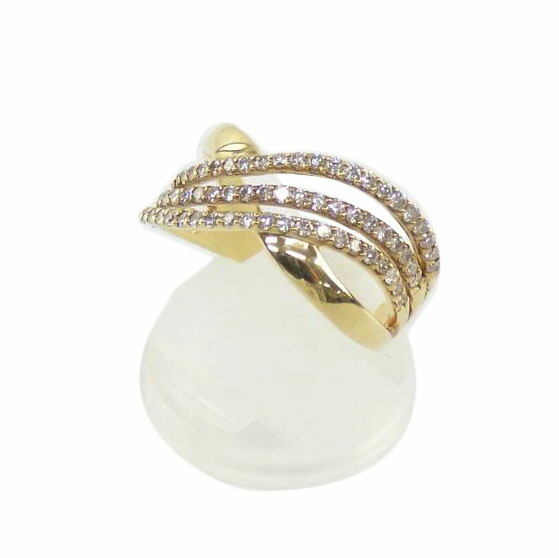 楽天市場】K18/K18WGダイヤリング1.00ct/#12/リング/Aランク/59【中古