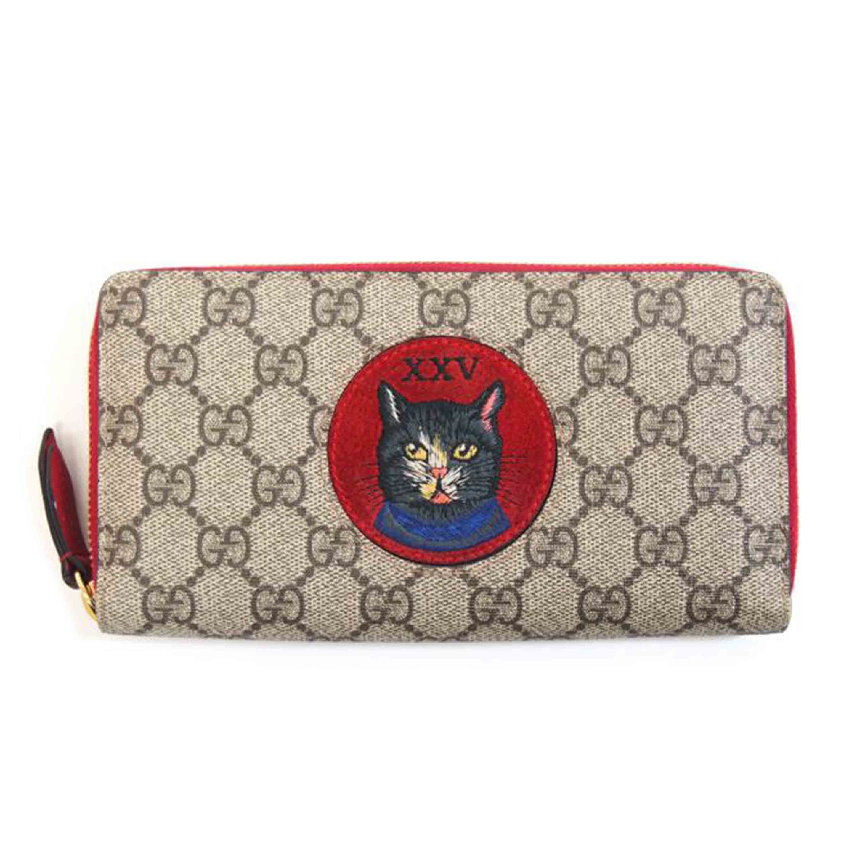 GUCCI グッチ GGスプリーム ミスティックキャット リュック レザー GUCCI グッチ GGスプリーム ミスティックキャット リュック