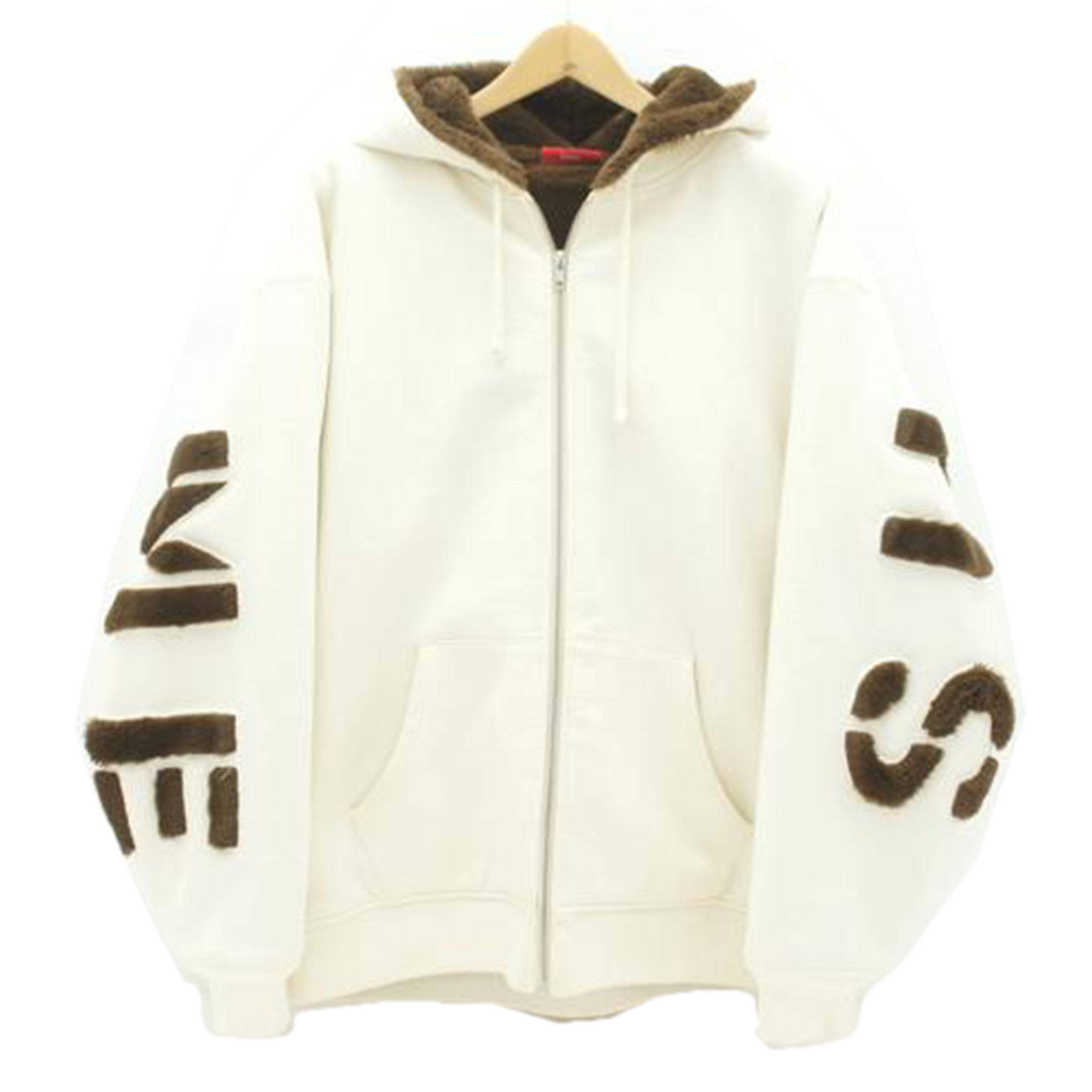 Supreme シュプリーム/FW22 フェイクファー ラインド ジップアップ フーデッド スウェットシャツ/サイズ L/Bランク/05【中古】|ワンダーレックス 店