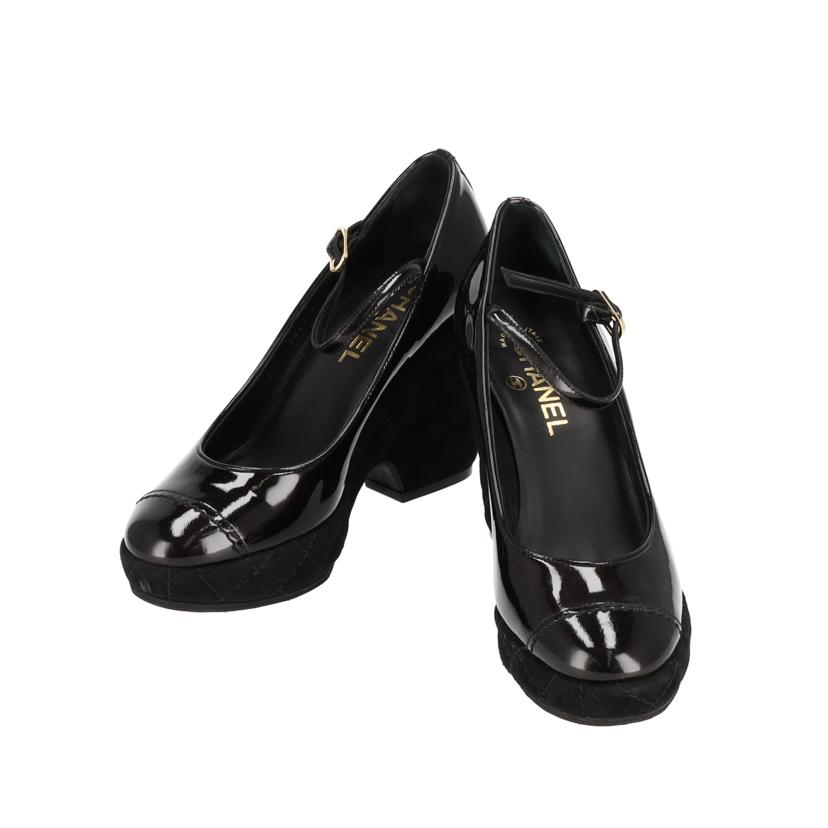 CHANEL シャネル/マトラッセソールエナメルシューズ/08A0 A G26072/サイズ:36 1/2/ABランク/91【中古】