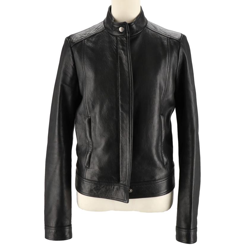 【美品】GUCCIシングルライダース　40 ブラック 1622210290010.jpg