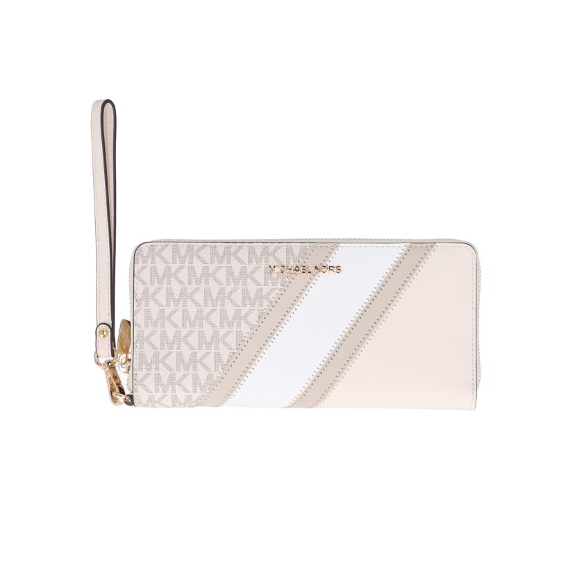 MICHAEL KORS 長財布 ブラウン ホワイト　中古 楽天市場】MICHAEL KORS【マイケルコース】ラウンドファスナー長