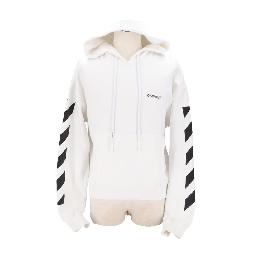 OFF-WHITE オフホワイト/プルオーバーパーカー/ホワイト/ABランク/18【中古】