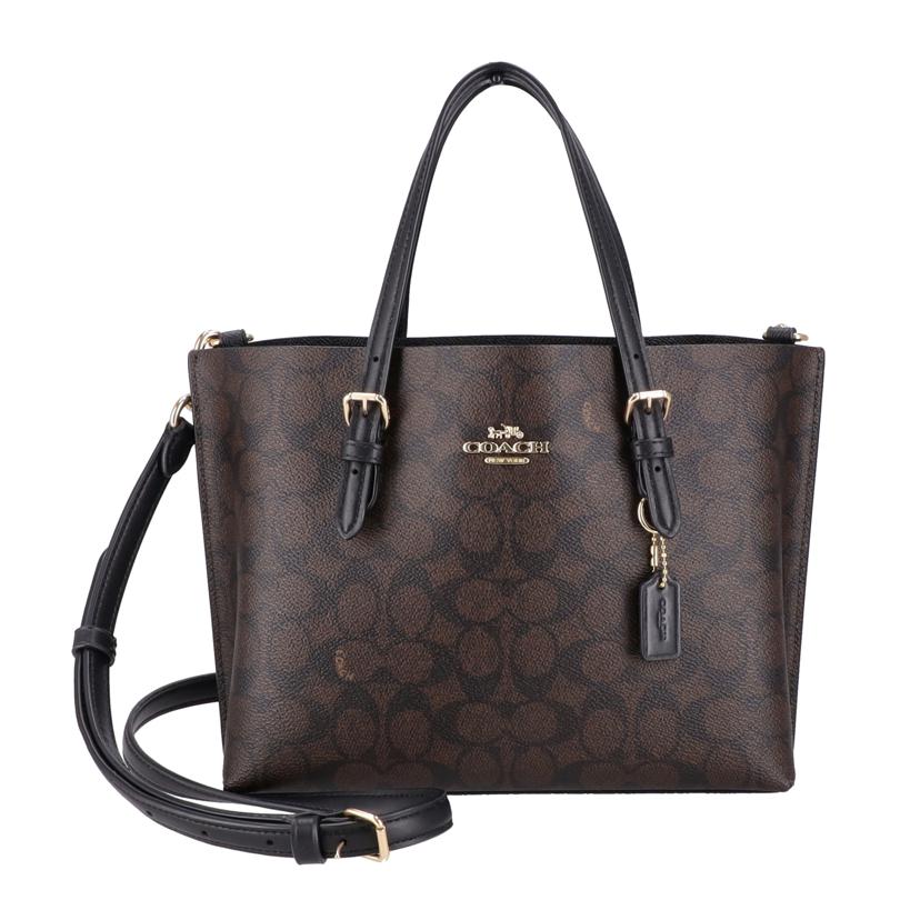 COACH モリー トート バッグ 25 シグレチャー ウォルナット・黒 楽天市場】コーチ COACH モリー トート 25 トートバッグ バッグ