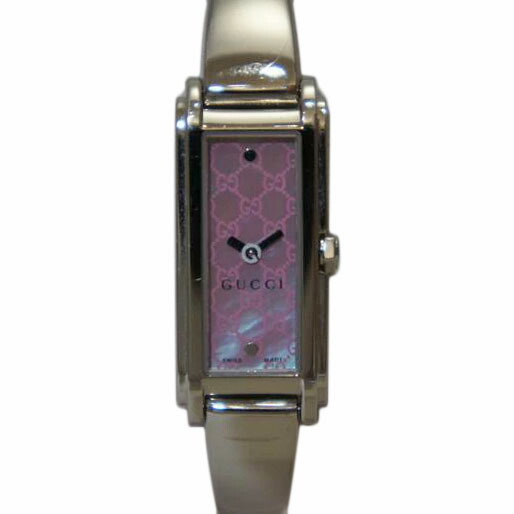 【極希少・電池新品】GUCCI 1400L ゴールド ピンクシェル GG柄 極希少・電池新品】GUCCI 1400L ゴールド ピンクシェル GG柄 希少