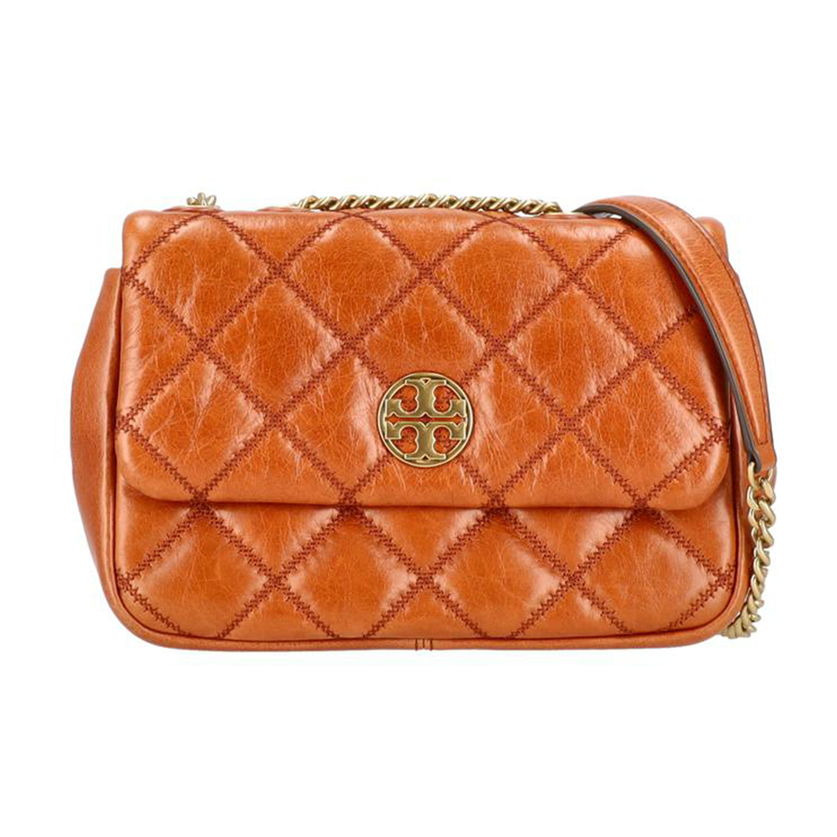 TORY BURCH トリーバーチ/ウィラ グレーズドスモールショルダーバッグ/156131-207/A価値づける/09【中古】