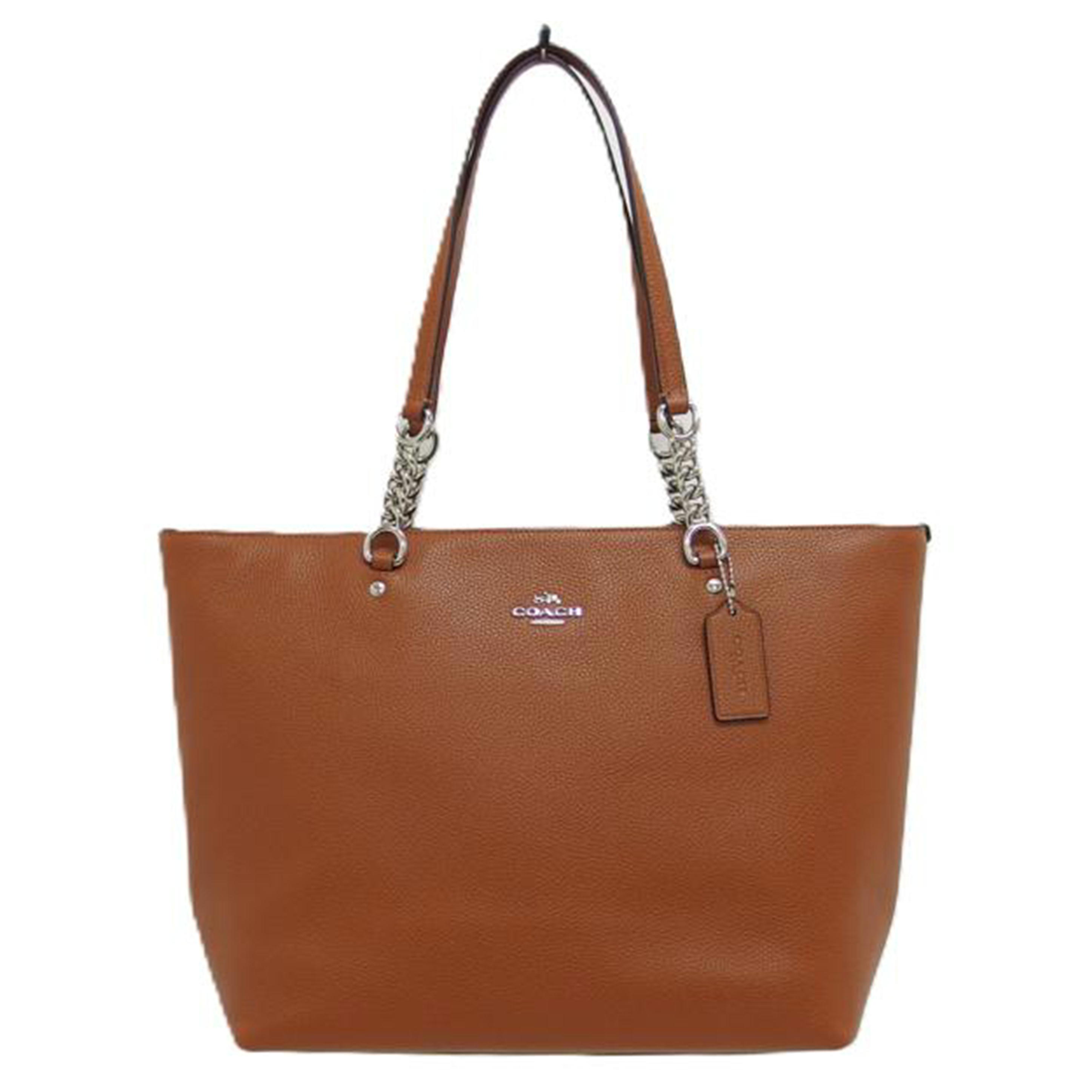 1円 ■極美品■ COACH コーチ ロゴ F10909 レザー ワンショルダーバッグ ハンドバッグ 肩掛け レディース ダークブラウン系 C8256XO コーチ COACH ショルダーバッグ レザー F10909