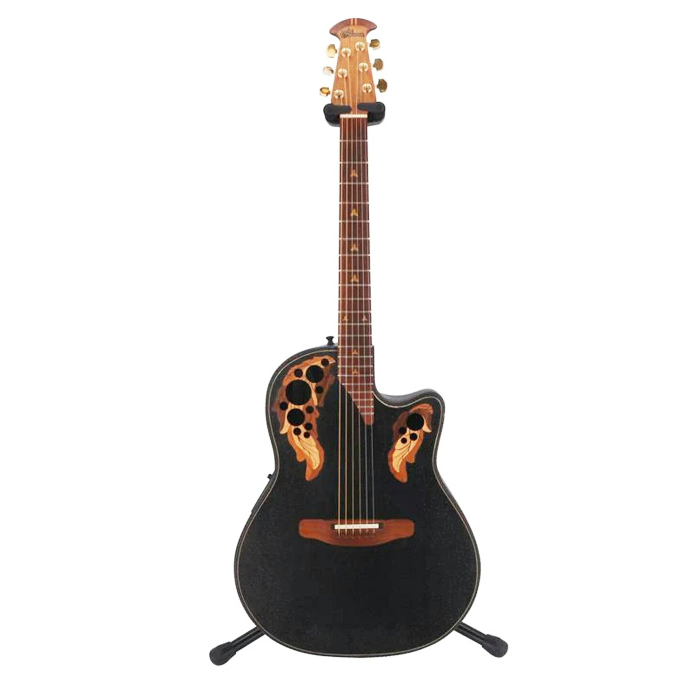 美品 オベーションタイプ 2wayピックアップ付きエレアコ Amazon | Ovation オベーション CE44P-8TQ エレアコ, Trans Blue