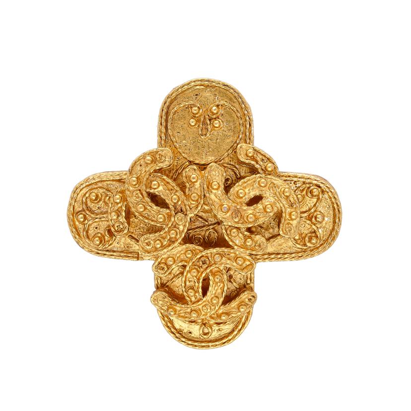 楽天市場】CHANEL 94A フリンジ ココマーク グリポアブローチ シャネル