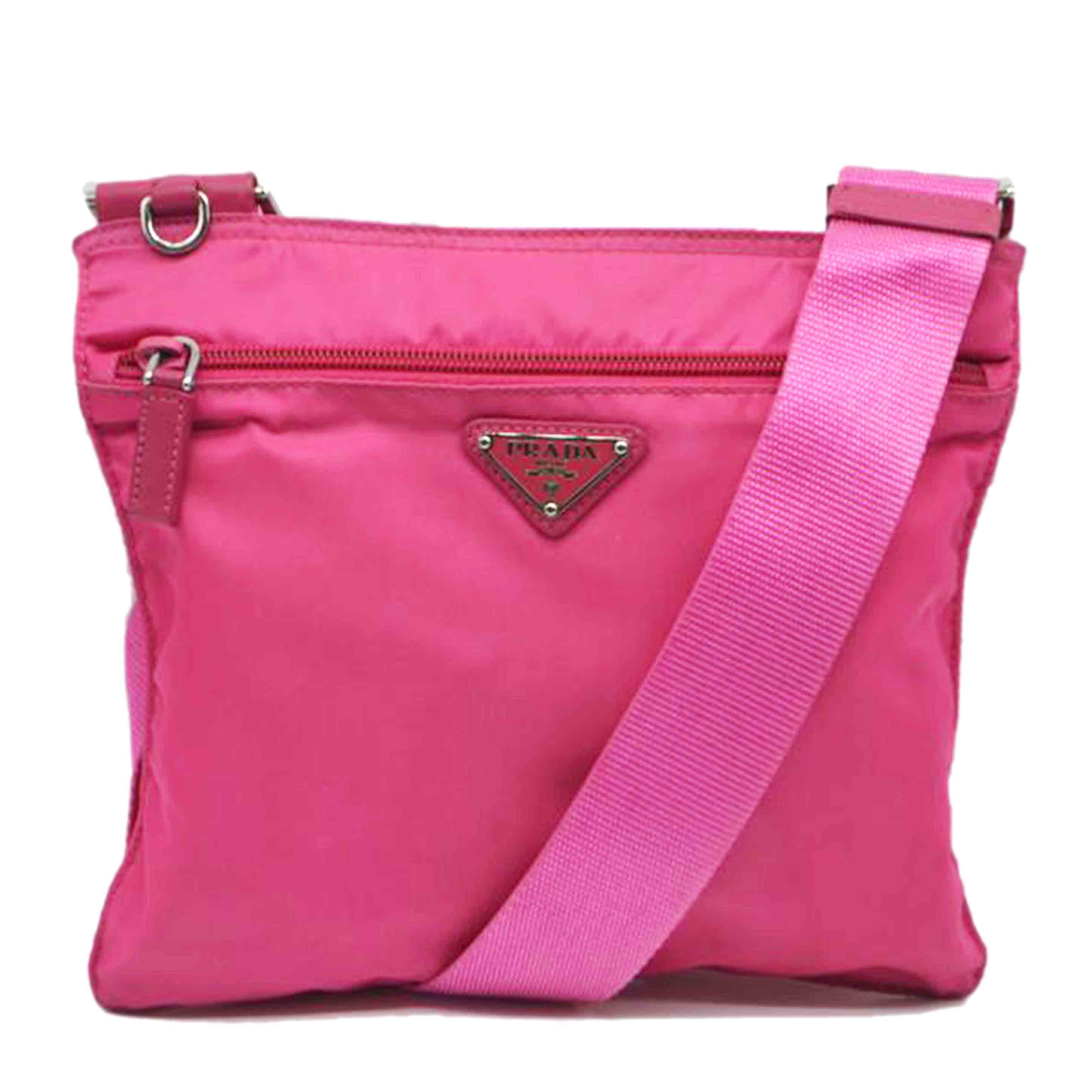 PRADA プラダ/テスートナイロンショルダー/フクシア/BT0420/158***/ABランク/89【中古】｜ワンダーレックス 店